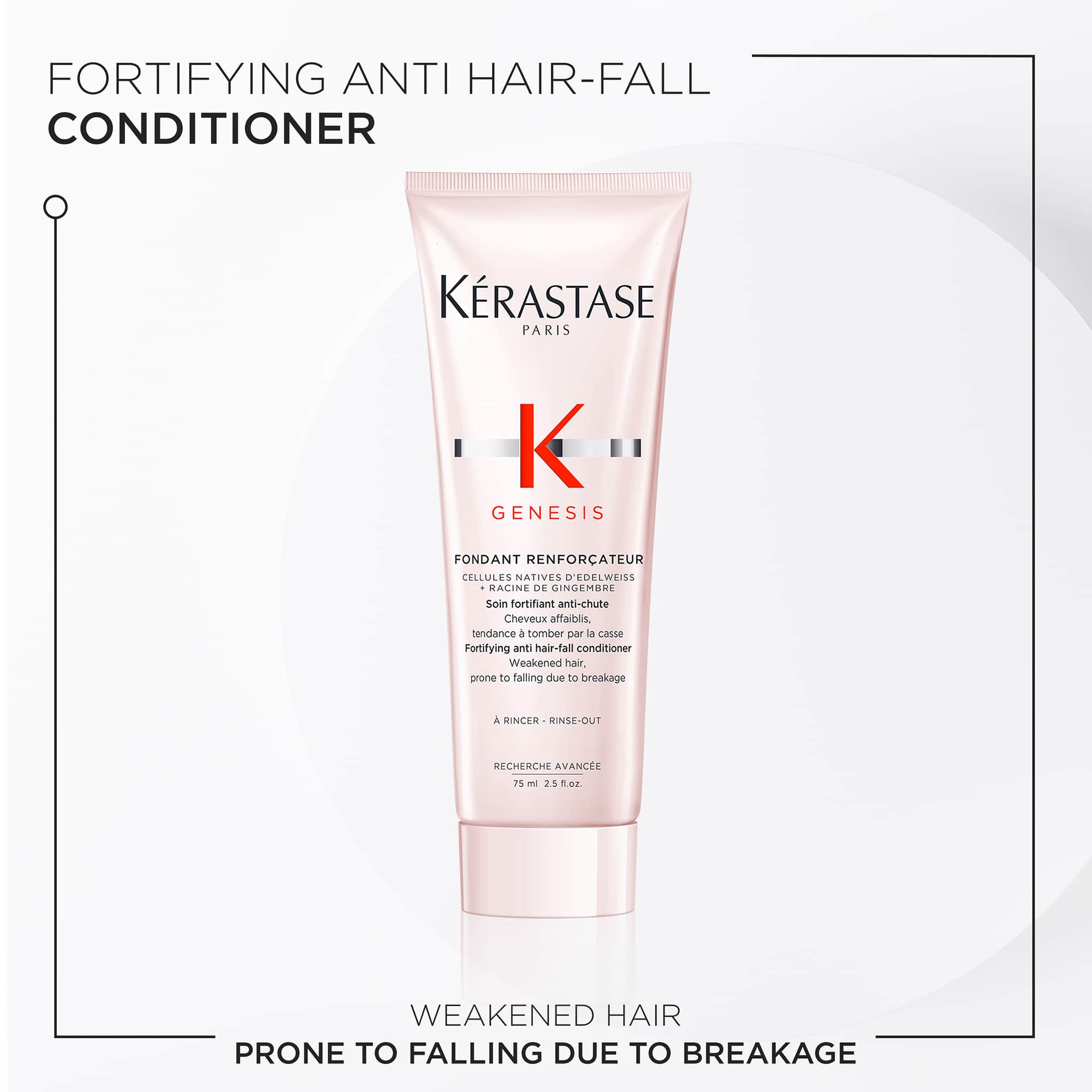 Kerastase Genesis Essentials Set για Λεπτά και Αδύναμα Μαλλιά (Shampoo 80ml, Conditioner 75ml, Blow Dry Fluid 45ml) 4