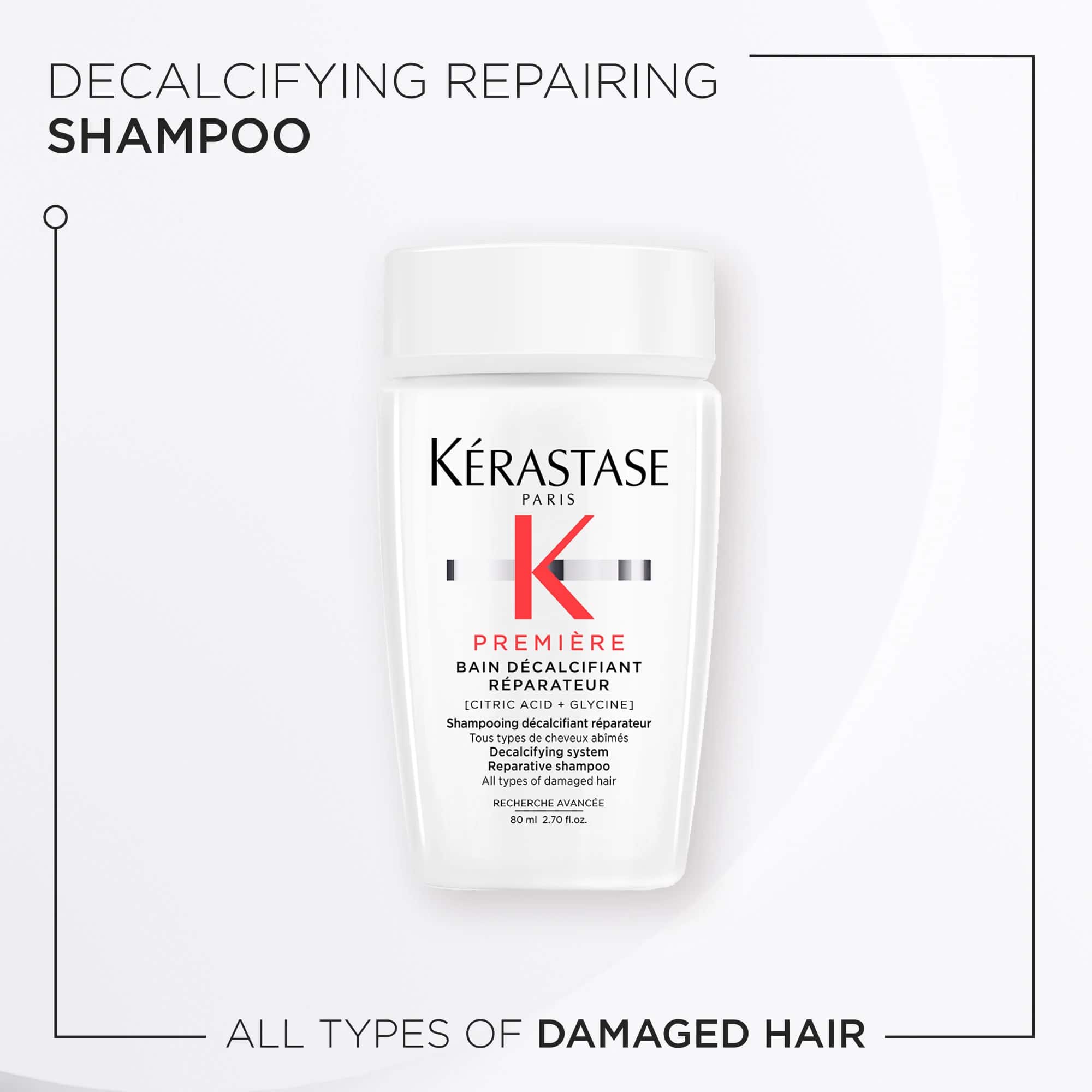 Kerastase Premiere Σαμπουάν Bain Decalcifiant για Ταλαιπωρημένα Μαλλιά 80ml 2