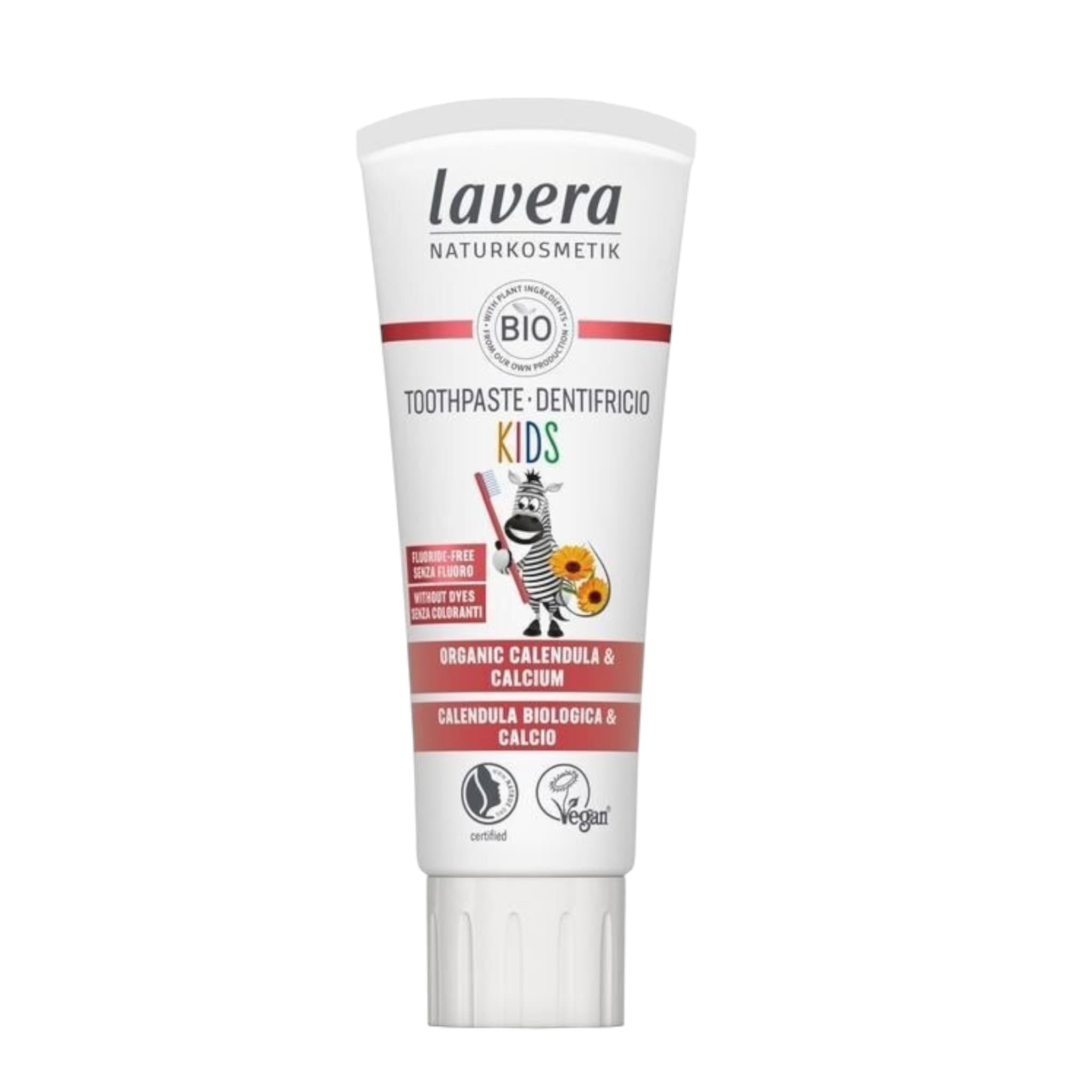 Lavera Kids Παιδική Οδοντόκρεμα Χωρίς Φθόριο 75ml