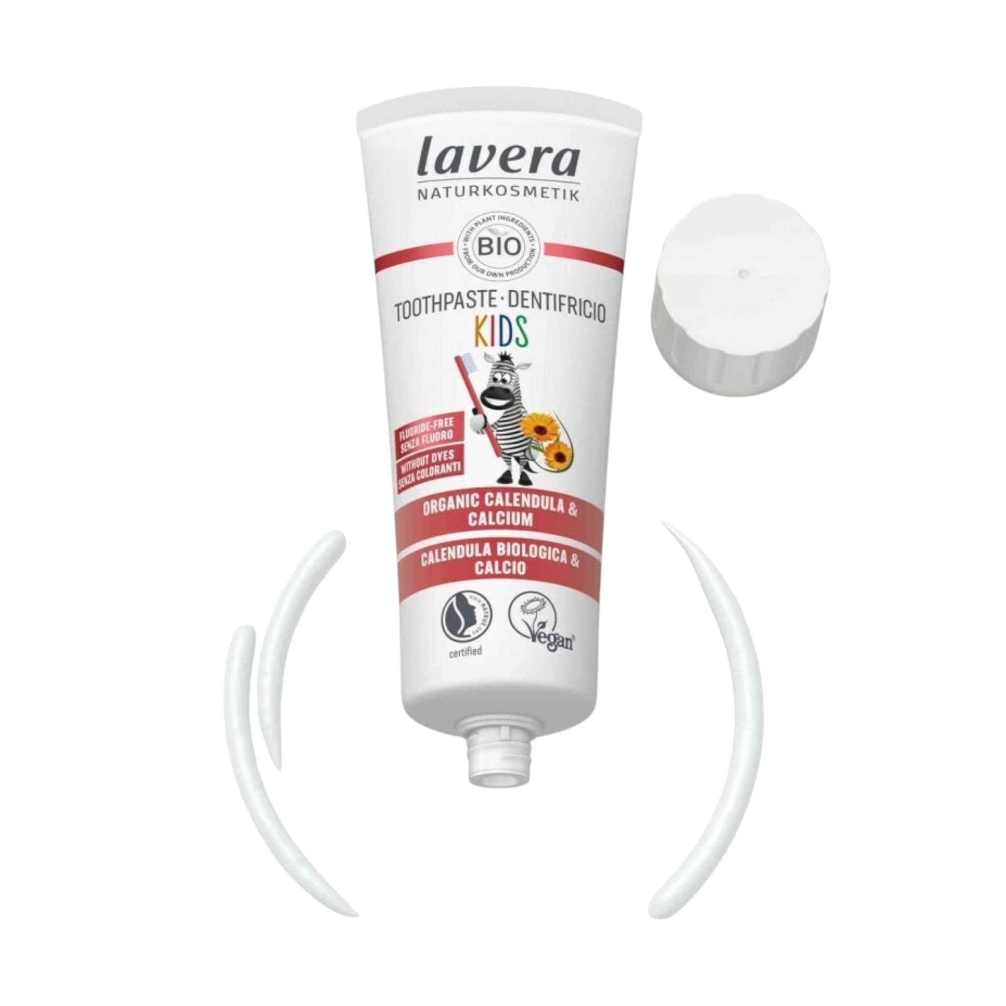 Lavera Kids Παιδική Οδοντόκρεμα Χωρίς Φθόριο 75ml