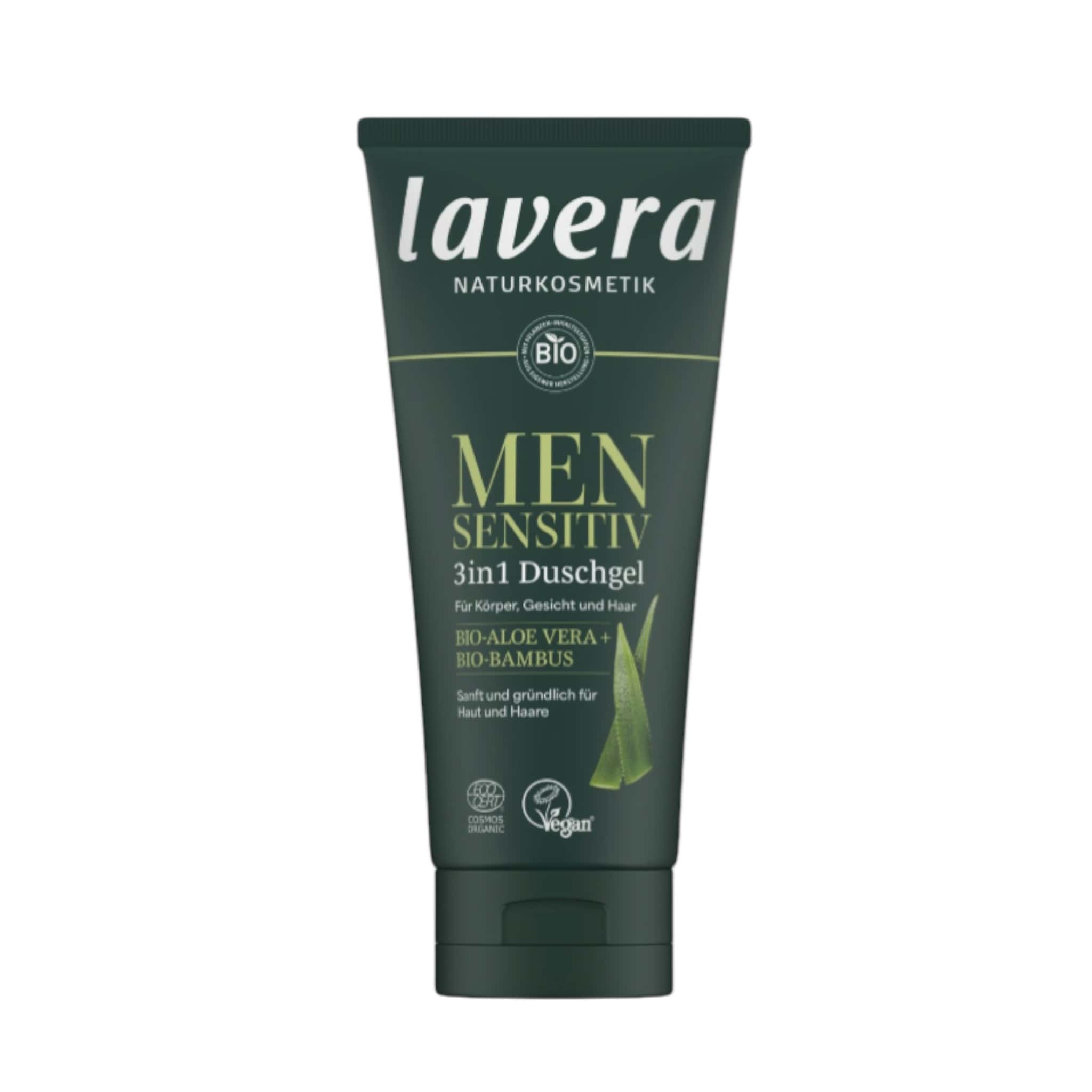 Lavera Men Sensitiv Ενυδατική Κρέμα Προσώπου με Βιολογική Αλόη και Φυσικό Υαλουρονικό Οξύ 50ml 1