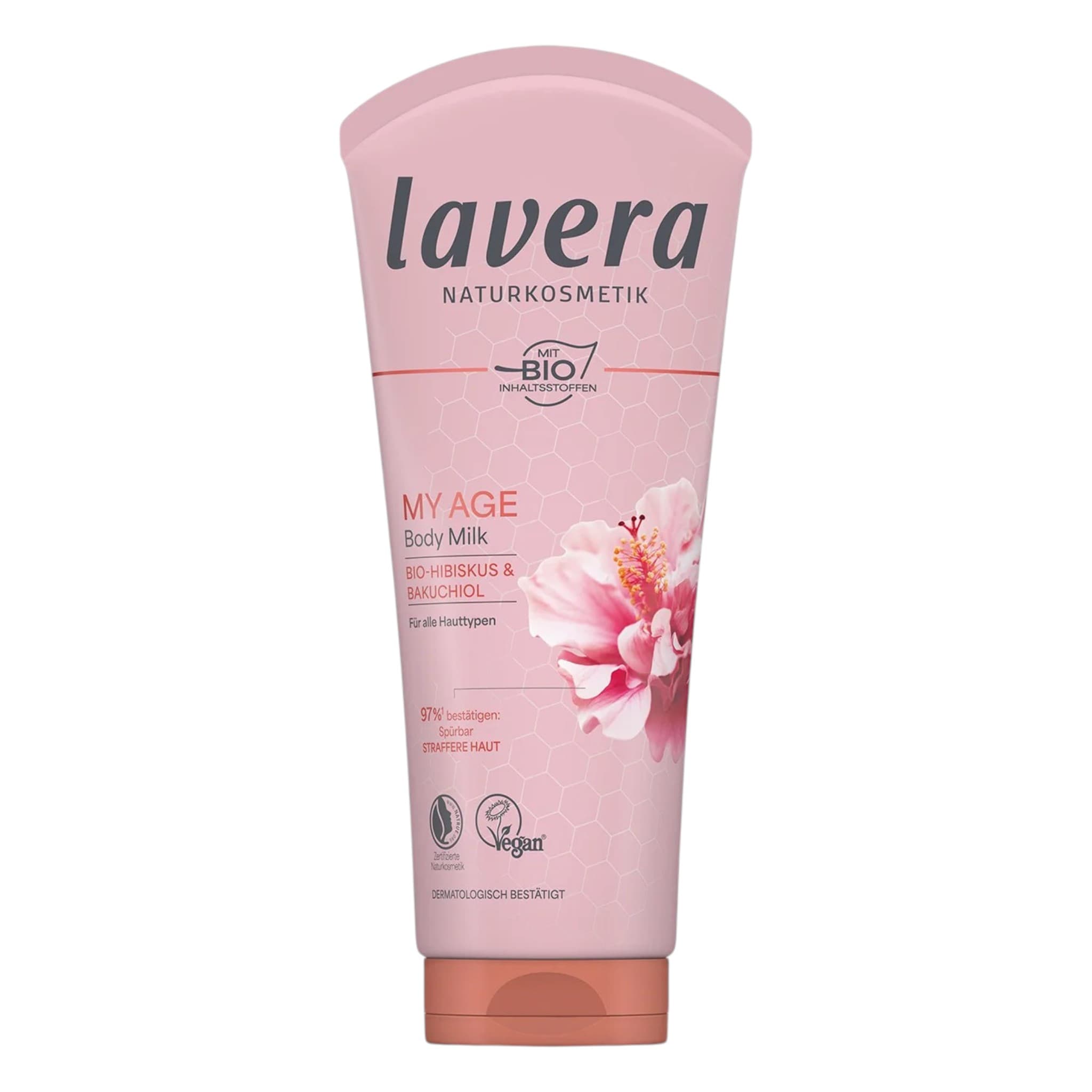 Lavera My Age Body Milk Ενυδατικό Γαλάκτωμα Σώματος με Βιολογικό Ιβίσκο και Μπακουχιόλη 200ml 1