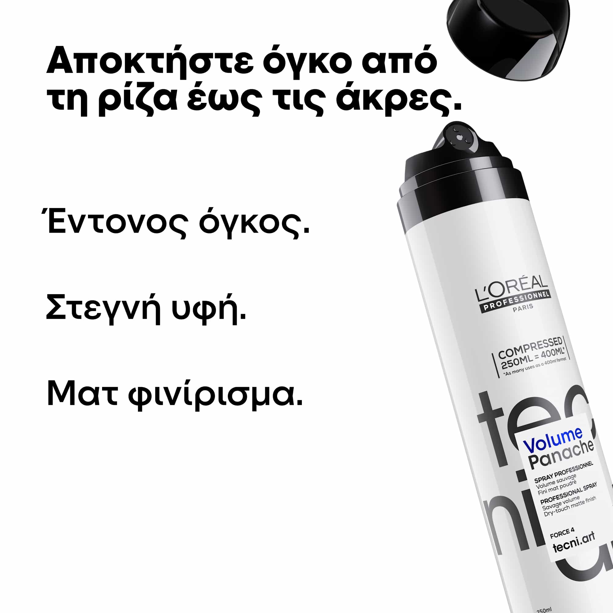 L'Oreal Professionnel Tecni Art Volume Panache Spray Με Πούδρα για Όγκο 250ml 2