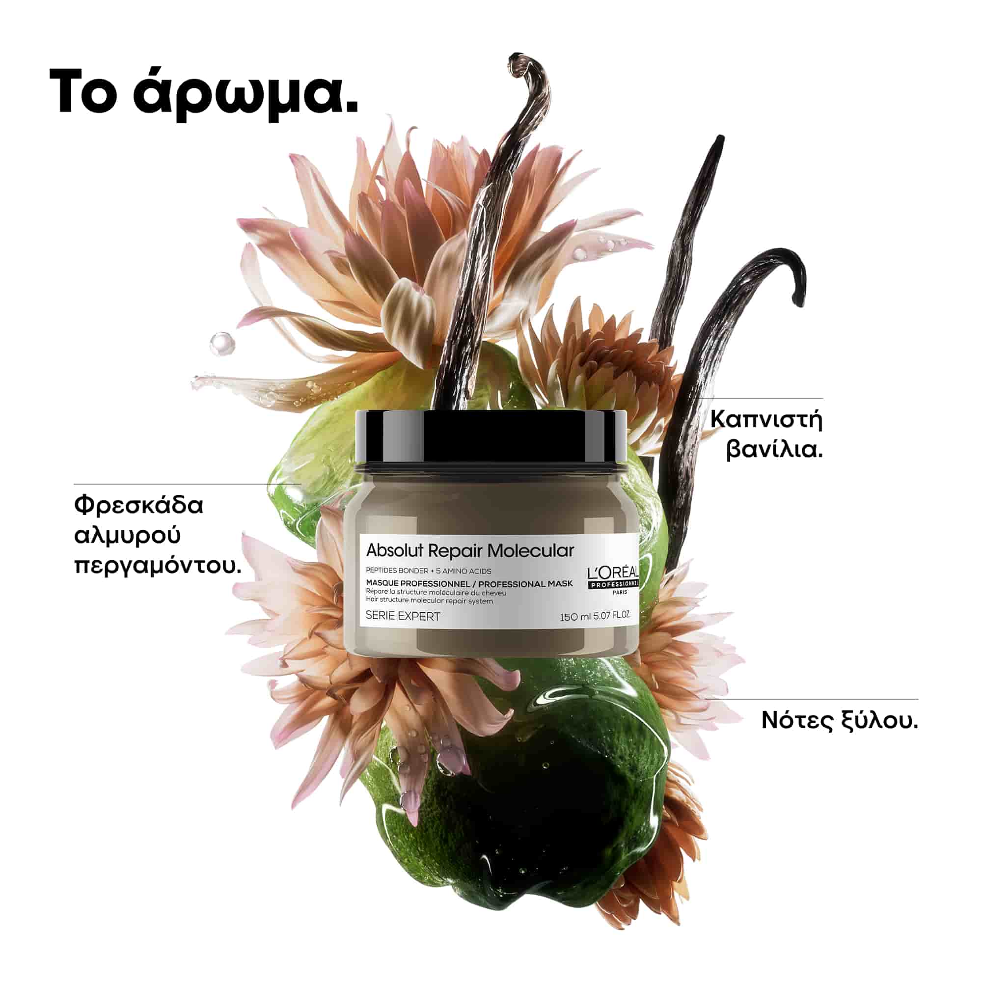 L’Oreal Professionnel Absolut Repair Molecular Μάσκα μοριακής επανόρθωσης για ταλαιπωρημένα μαλλιά 150ml