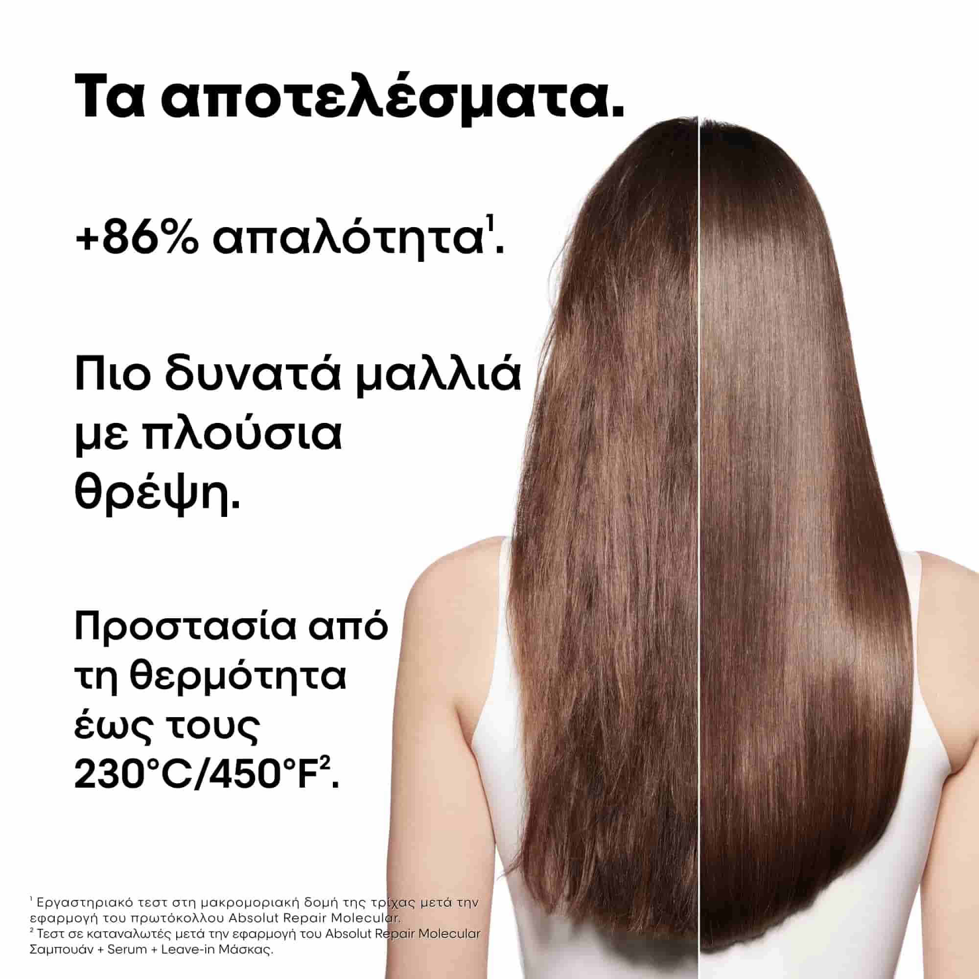 L'Oreal Professionnel Absolut Repair Molecular Mini Trio Kit (Shampoo 100ml, Rinse-off Serum 75ml, Leave in Mask 50ml) 4