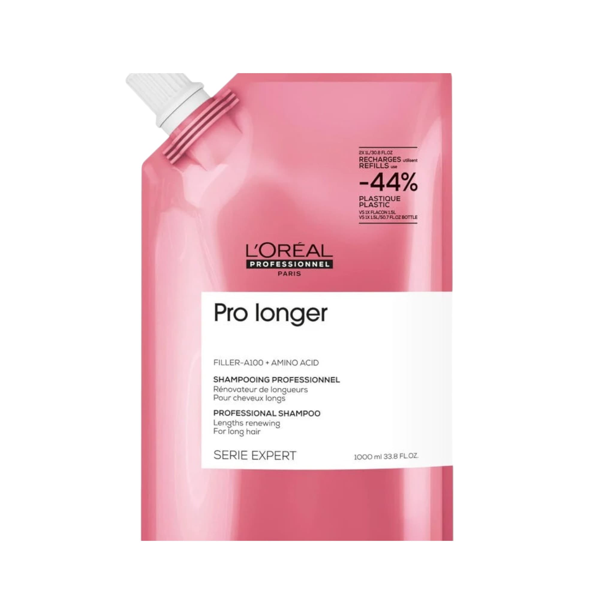 L'Oreal Professionnel Serie Expert Pro Longer Eco Refill Σαμπουάν Κατά Της Ψαλίδας 1000ml 1