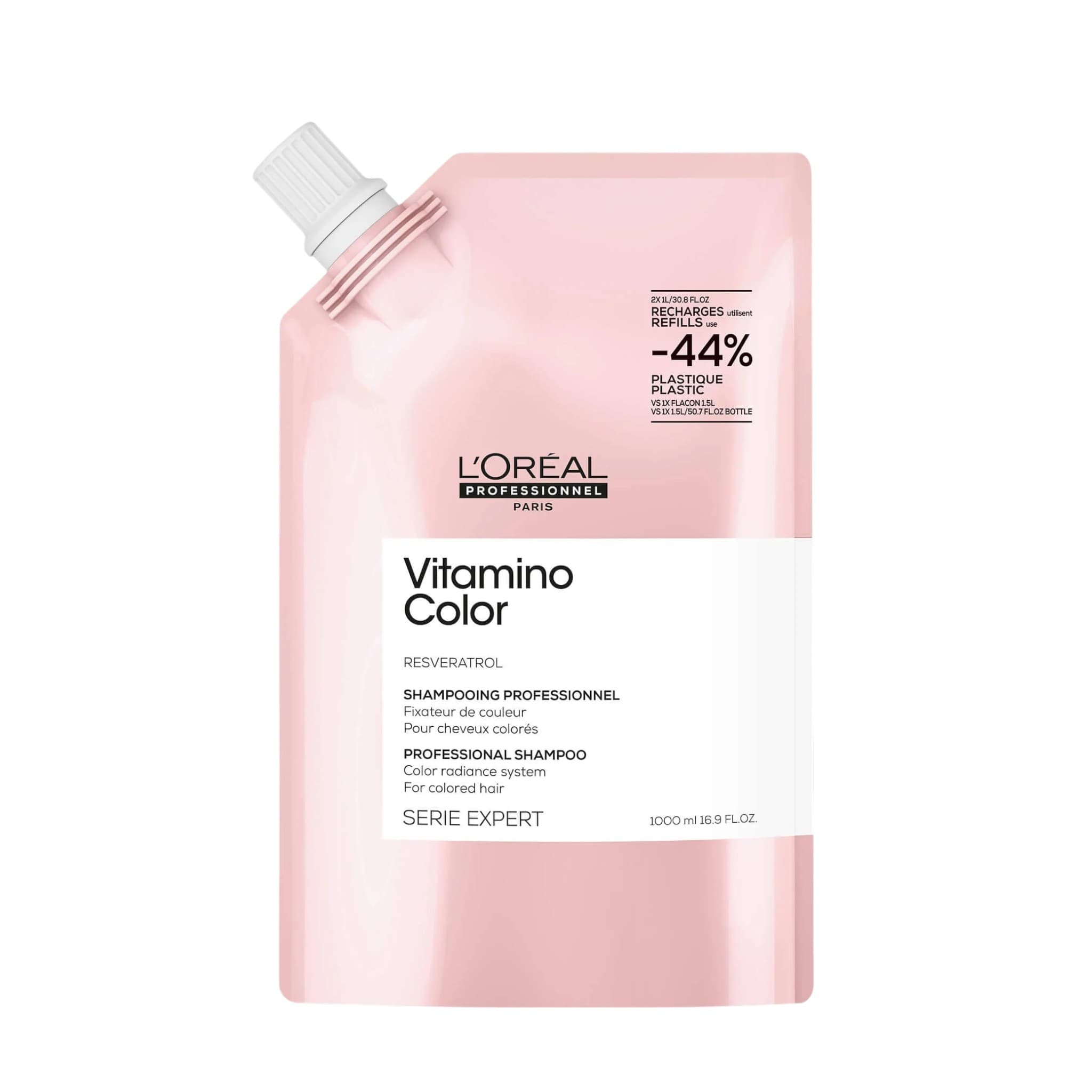 L'Oreal Professionnel Serie Expert Vitamino Color Eco Refill Σαμπουάν Για Βαμμένα Μαλλιά 1000ml 1