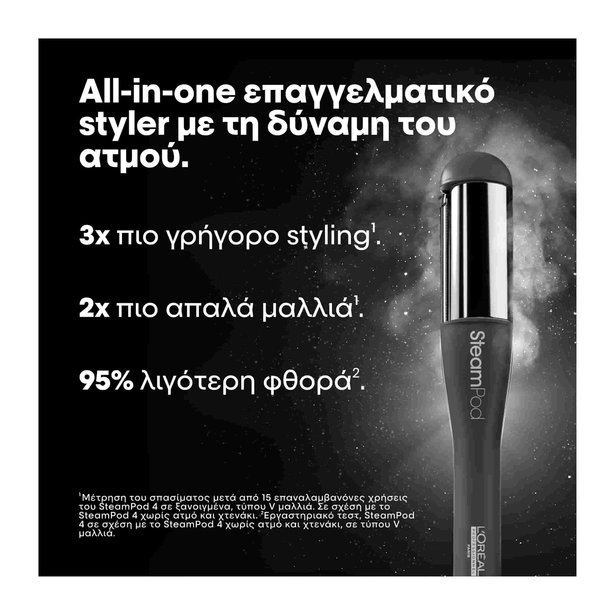 L'Oreal Professionnel Limited Edition SteamPod 4 Meteora Πρέσα Ατμού 2