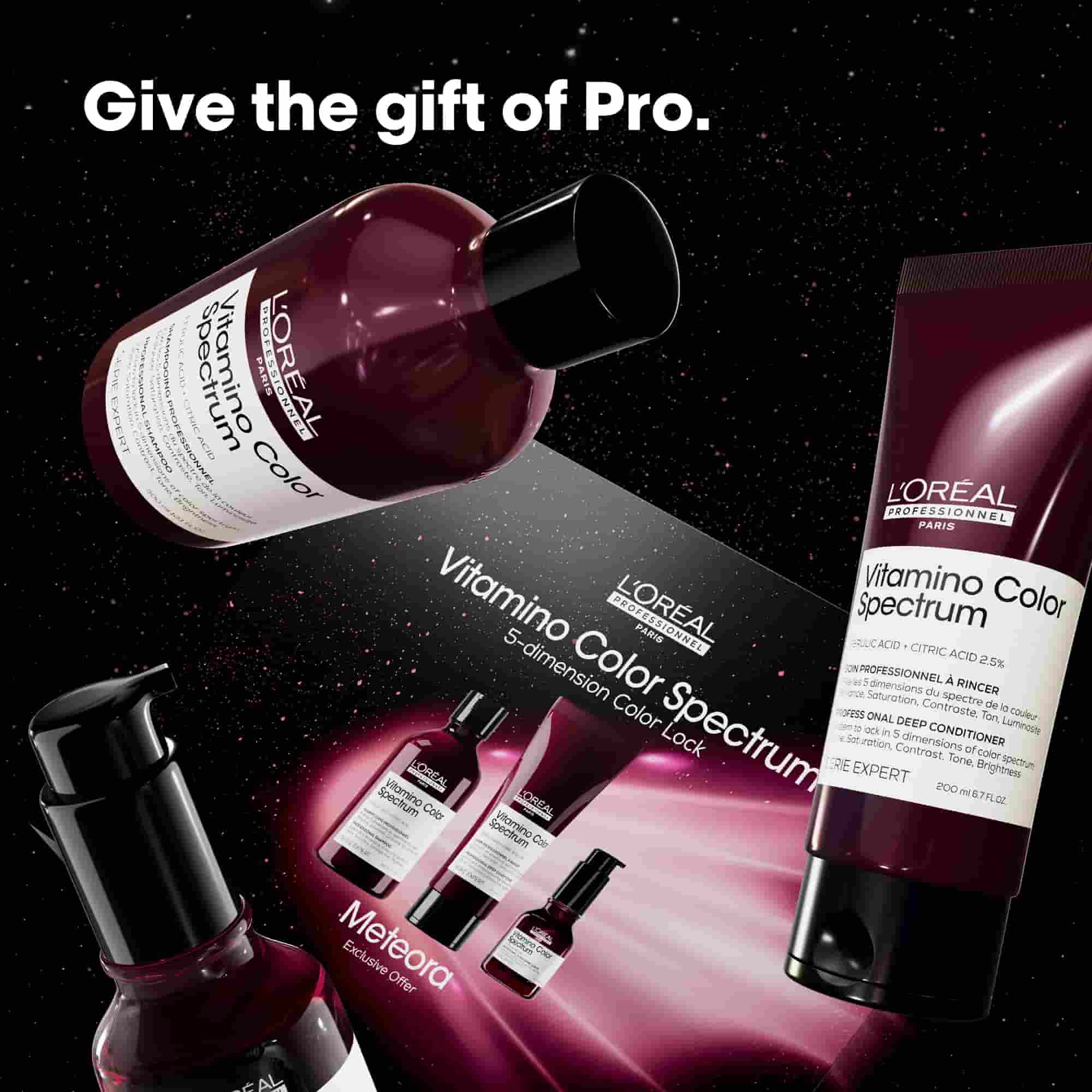 L'Oreal Professionnel Vitamino Color Spectrum Limited Edition Trio Gift Set Λάμψη και Προστασία Χρώματος 2