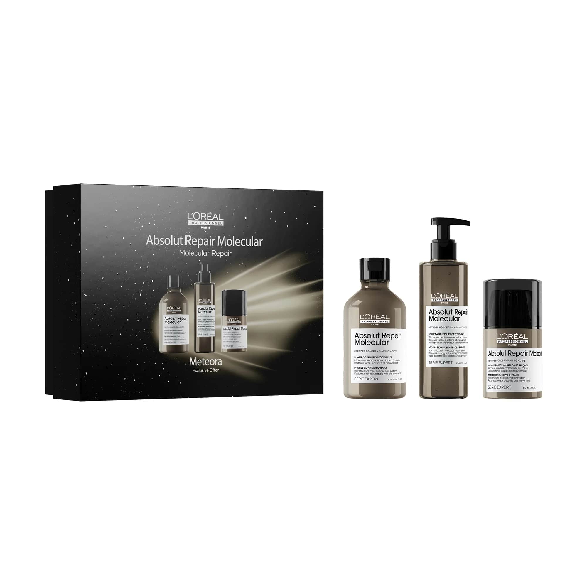 L'Oreal Professionnel Absolut Repair Molecular Trio Gift Set Μοριακή Επανόρθωση Μαλλιών 1