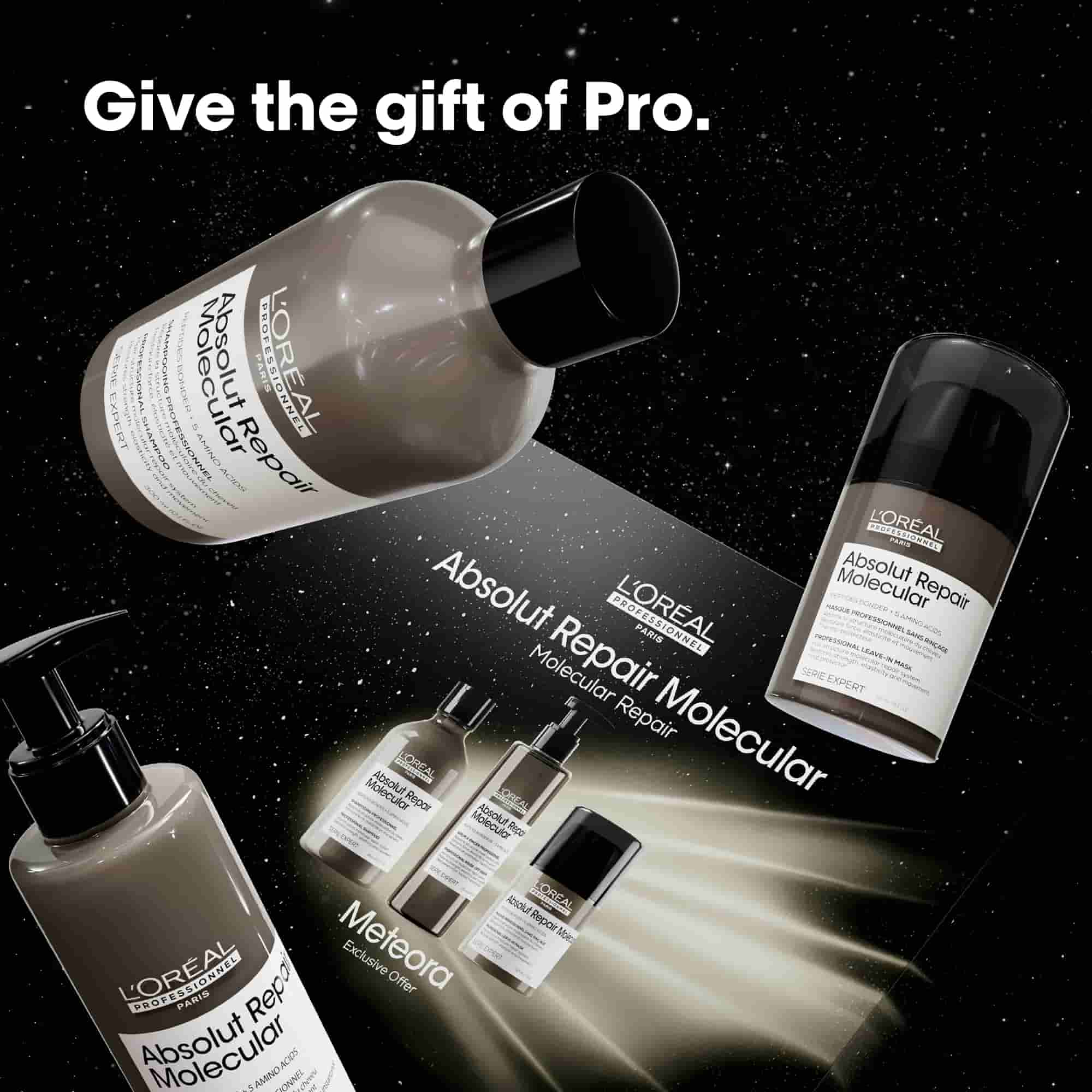 L'Oreal Professionnel Absolut Repair Molecular Trio Gift Set Μοριακή Επανόρθωση Μαλλιών 2