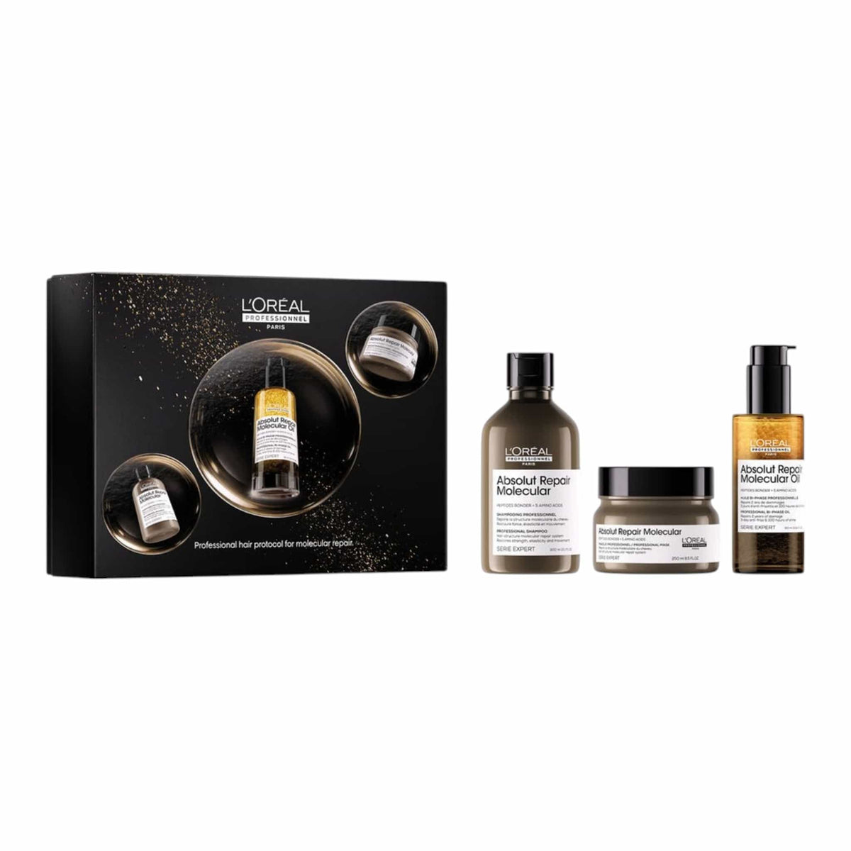 L'Oreal Professionnel Absolut Repair Molecular Trio Σετ Μοριακής Επανόρθωσης 1
