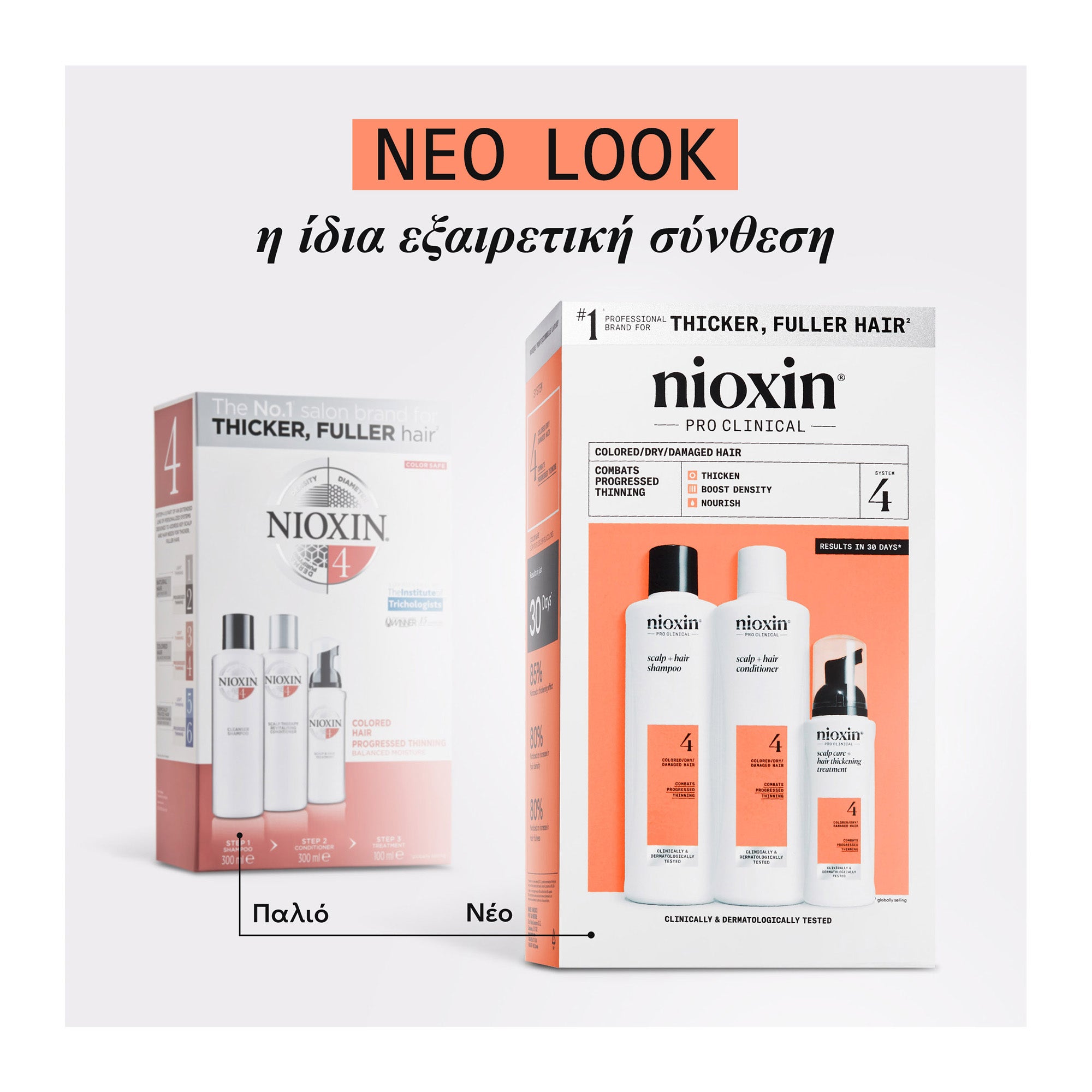 Nioxin Scalp & Hair Trial Kit Σύστημα 4 κατά της Τριχόπτωσης για Βαμμένα Μαλλιά