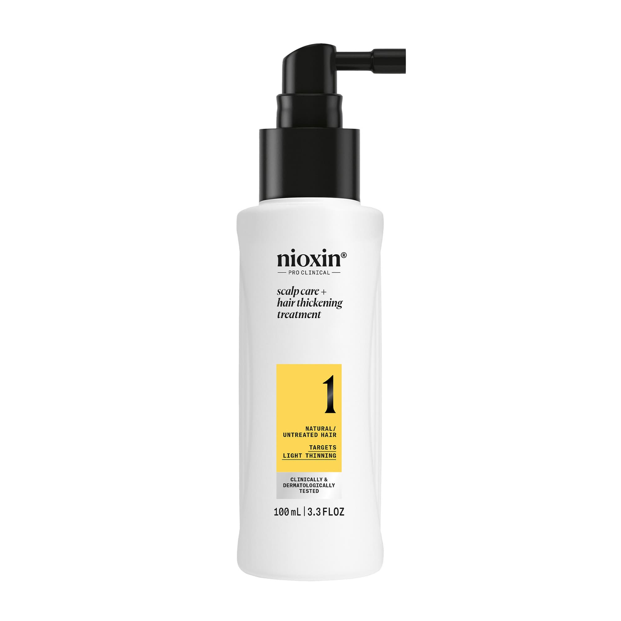 Nioxin Scalp & Hair Σύστημα 1 Θεραπεία Κατά της Τριχόπτωσης για Λεπτά Φυσικά Μαλλιά 100ml 1