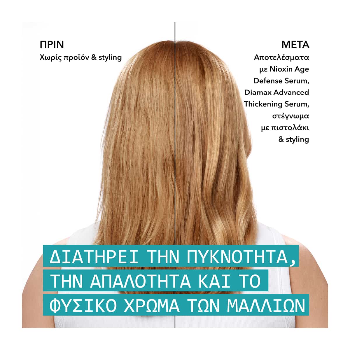 Nioxin Age Defense Serum Ορός Αναζωογόνησης Του Τριχωτού 70ml 3