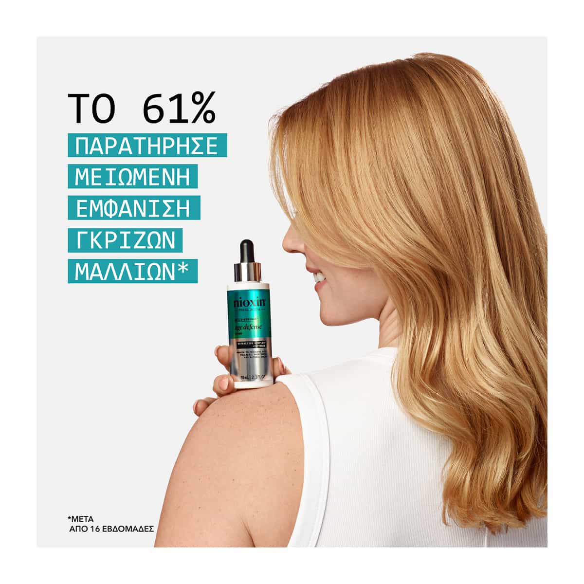 Nioxin Age Defense Serum Ορός Αναζωογόνησης Του Τριχωτού 70ml 5