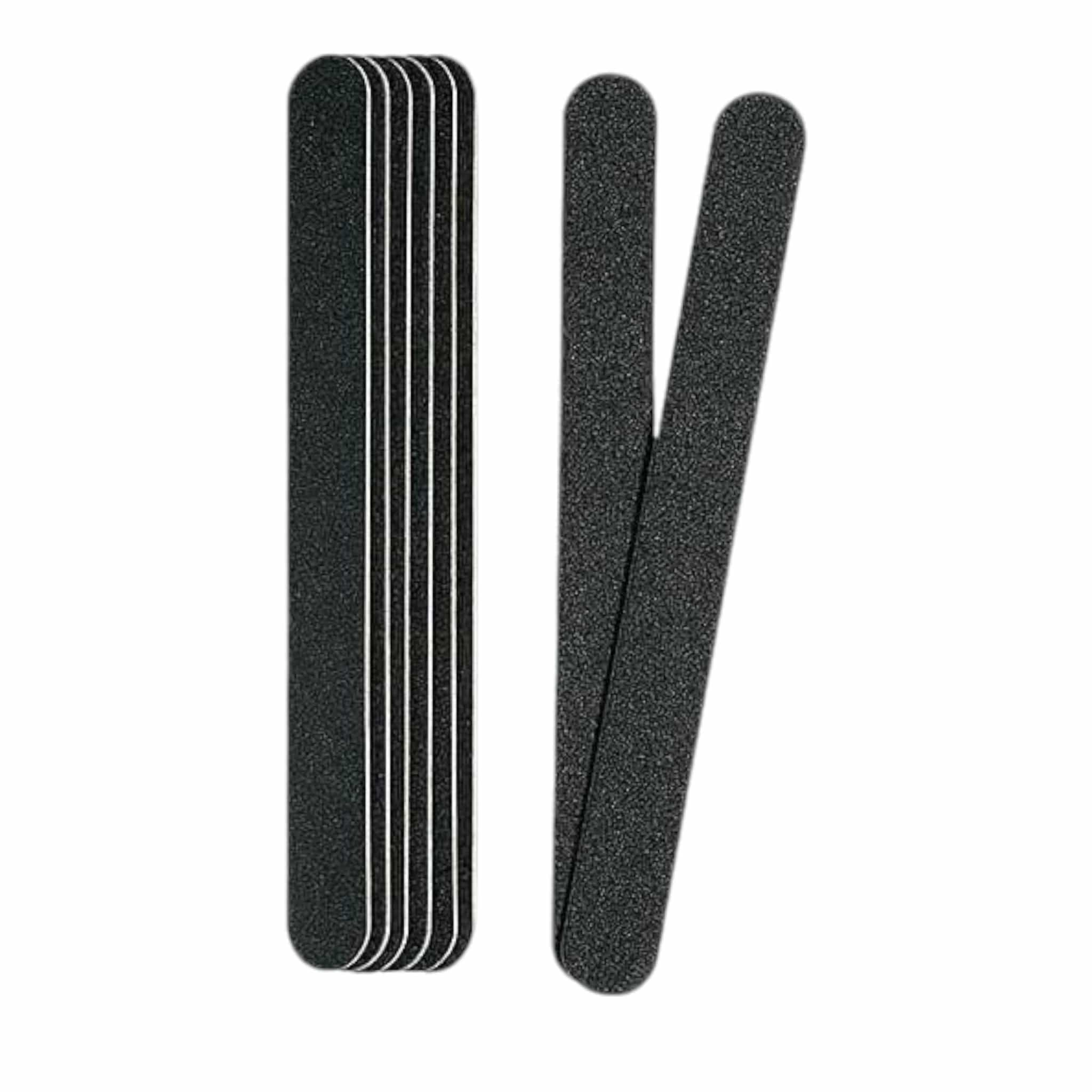 Peggy Sage 2-Way Nail File 180/180 Black 8pcs