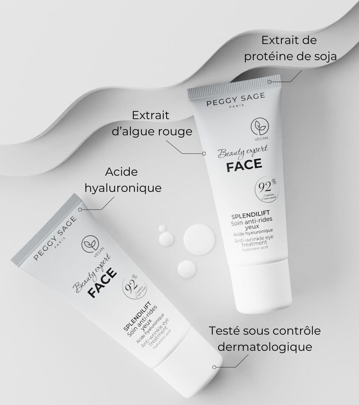 Peggy Sage Beauty Expert Face Splendlift Anti-Wrinkle Eye Treatment Κρέμα Ματιών Αντιγήρανσης με Υαλουρονικό Οξύ 15ml 3