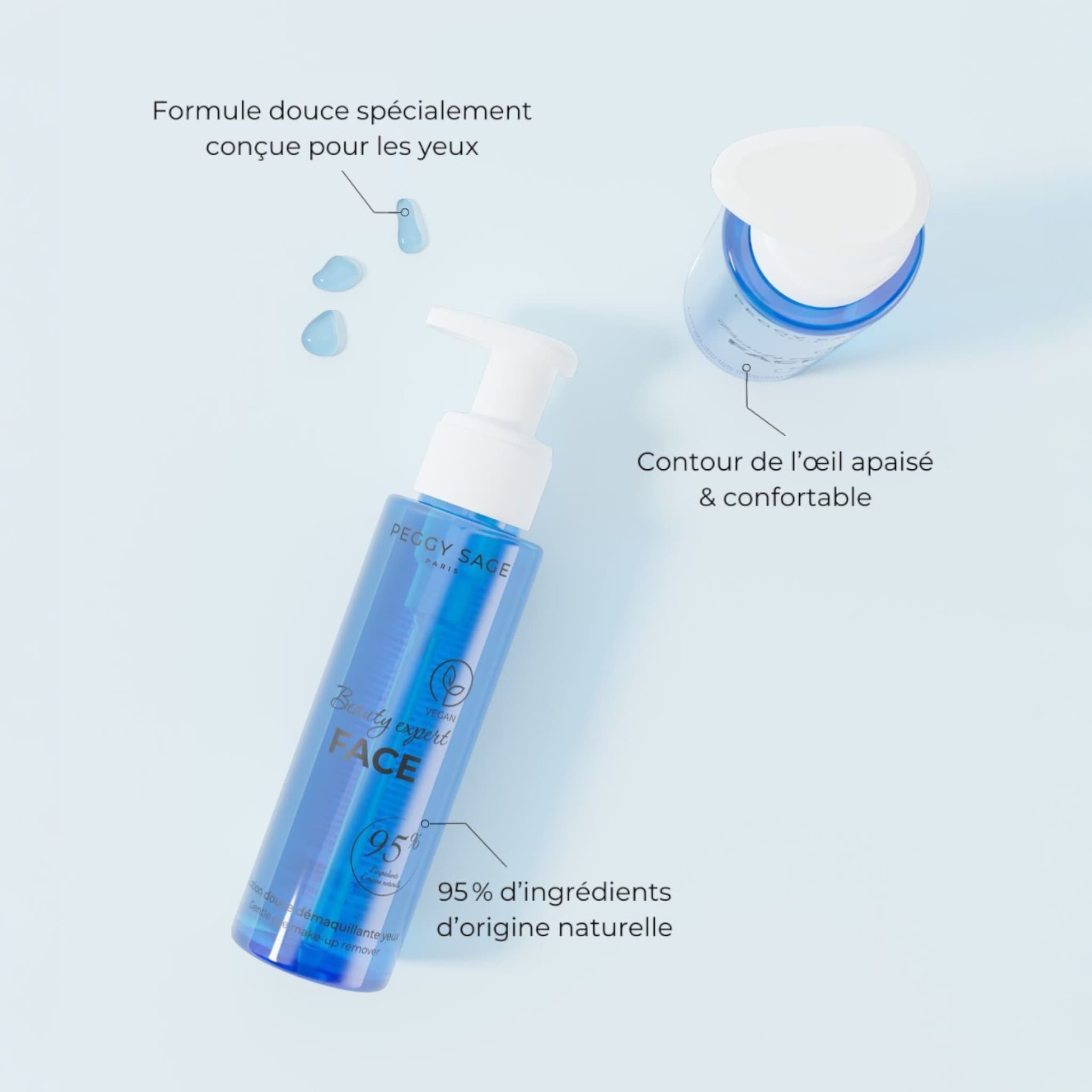 Peggy Sage Beauty Expert Face Gentle Eye Make up Remover Απαλή Λοσιόν Ντεμακιγιάζ Για Τα Μάτια 100ml 2