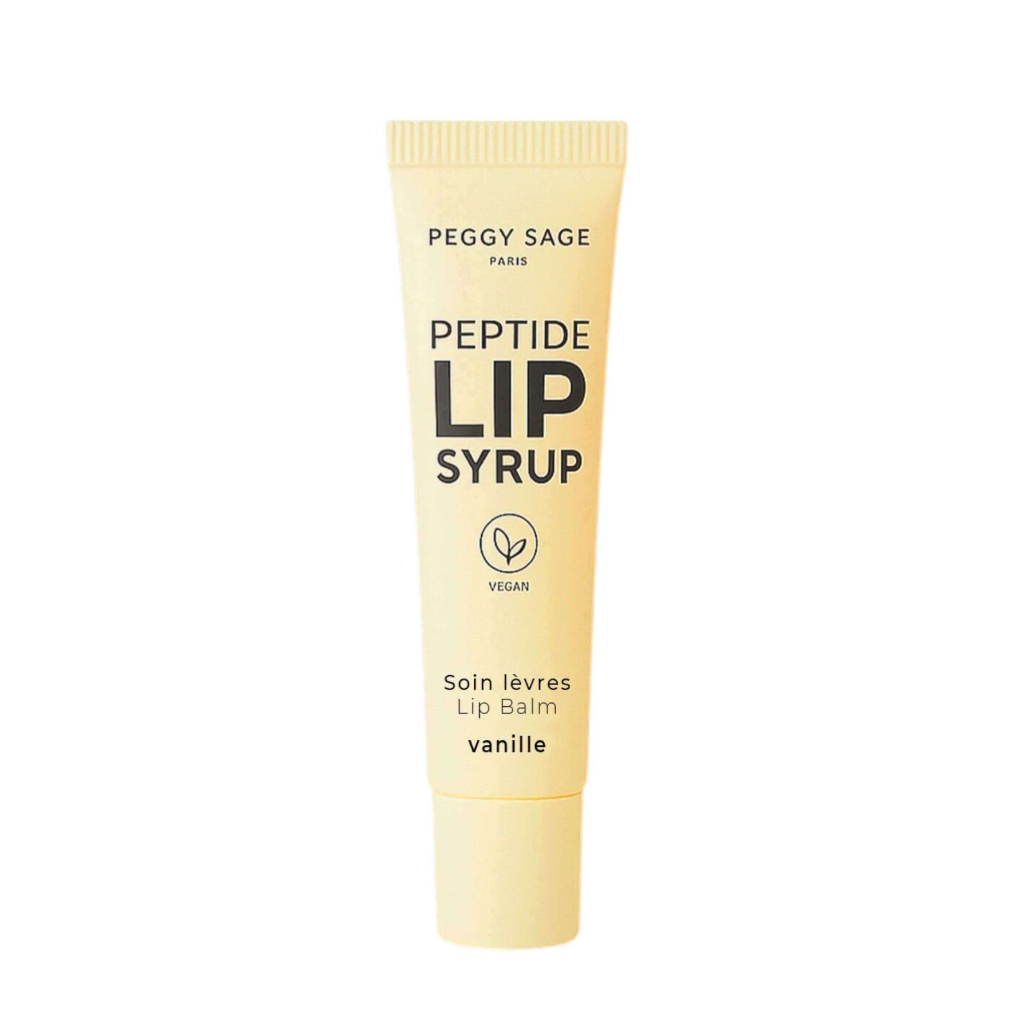 Peggy Sage Peptide Lip Syrup Vanille Lip Balm με Πεπτίδια & Άρωμα Βανίλια 10ml 1