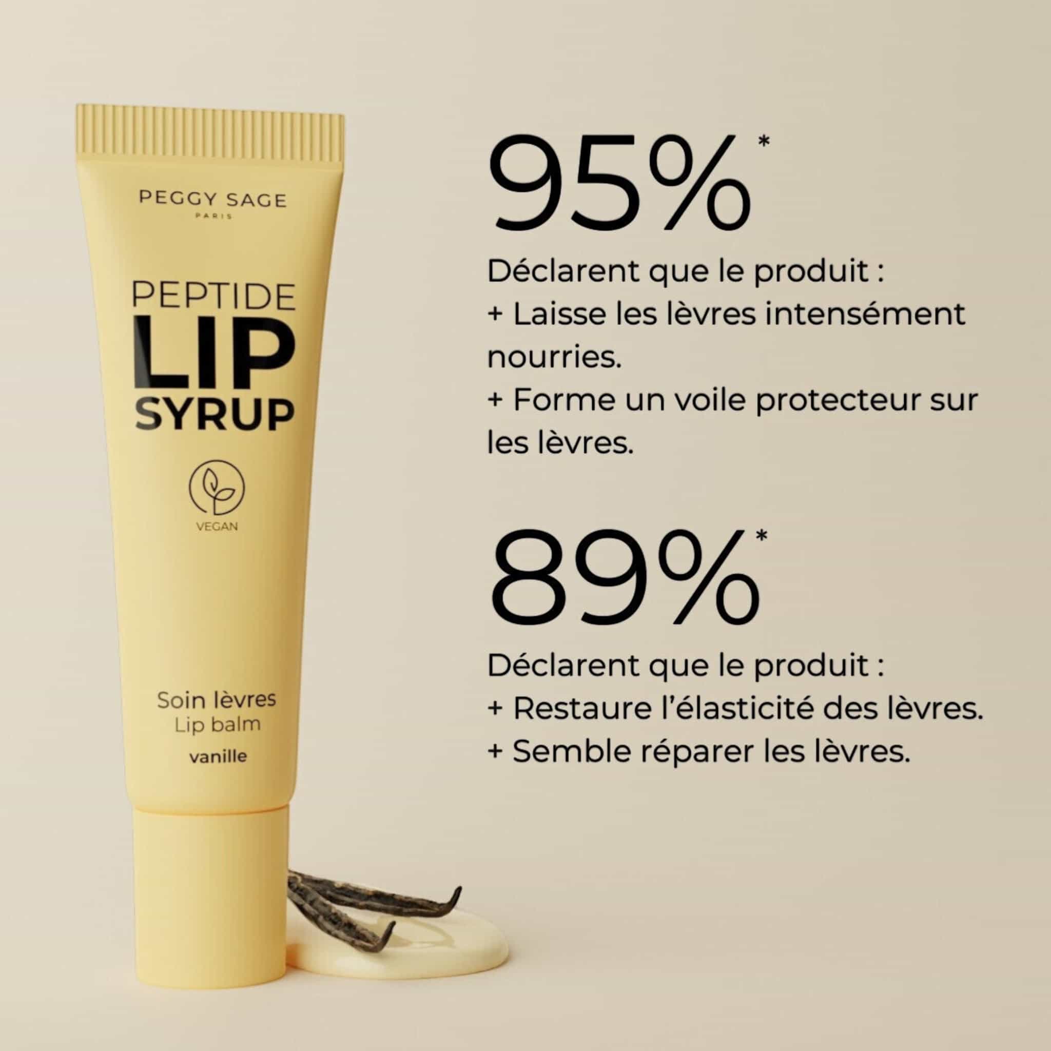 Peggy Sage Peptide Lip Syrup Vanille Lip Balm με Πεπτίδια & Άρωμα Βανίλια 10ml 5