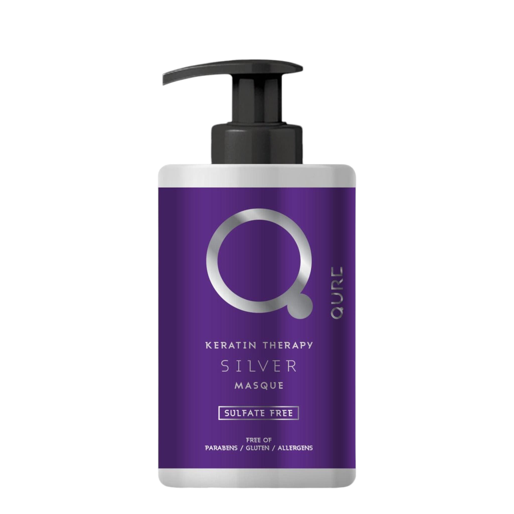 Qure Keratin Silver Masque-Sulfate Free 300ml