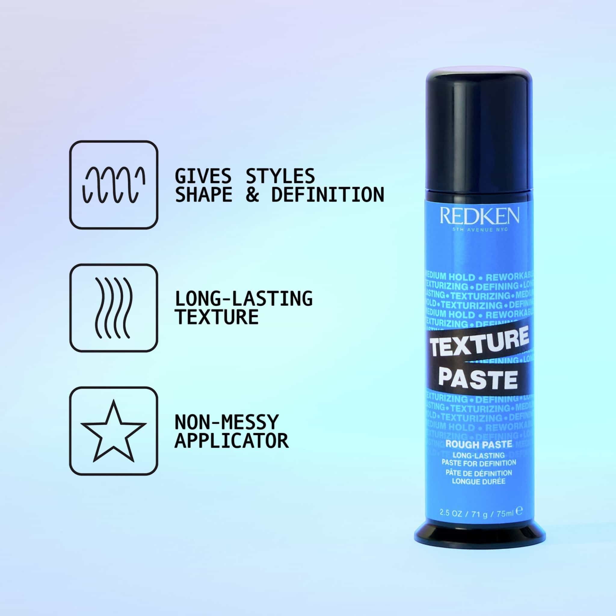 Redken Texture Paste Πάστα Διαμόρφωσης Υφής με Δυνατό Κράτημα 75ml 4