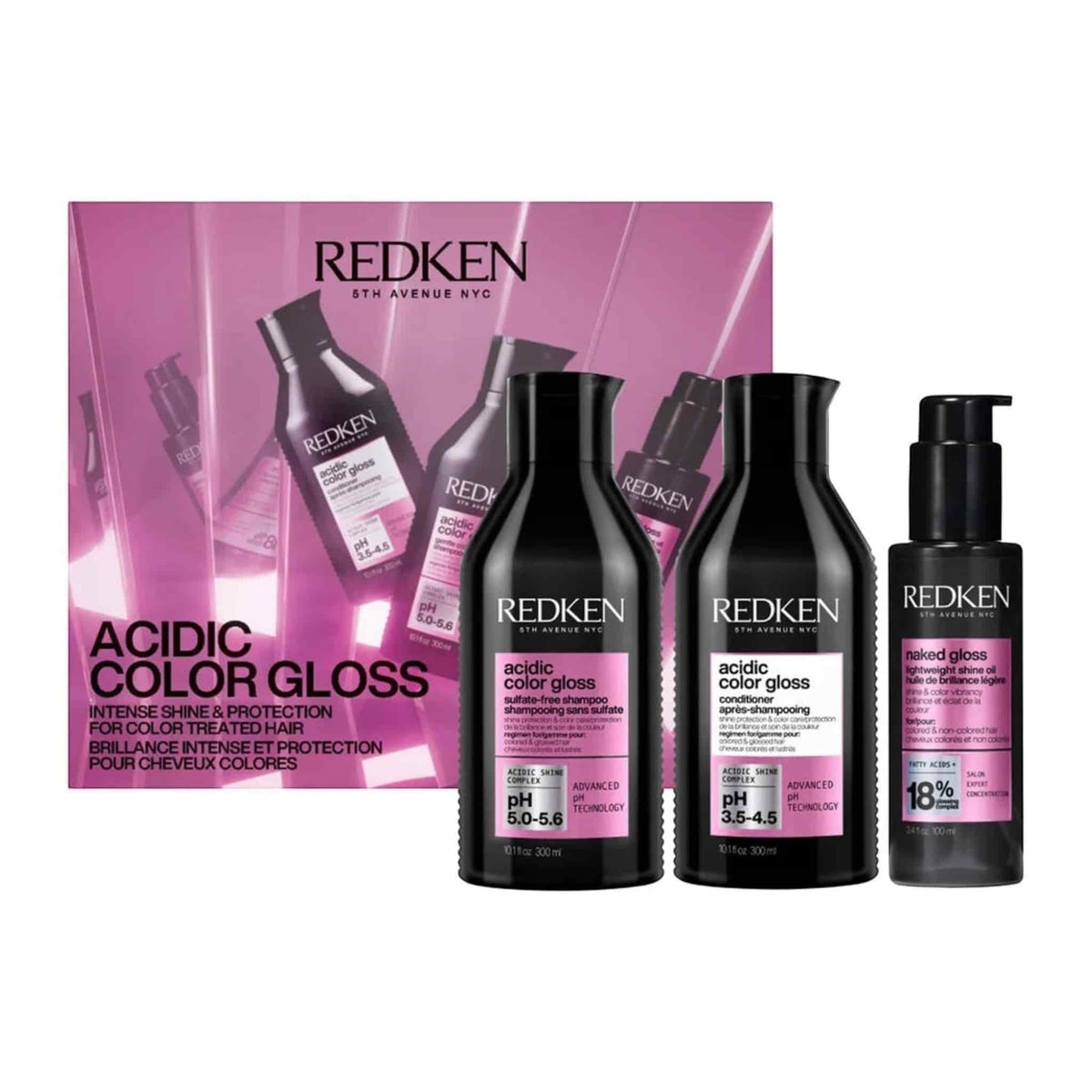 Redken Acidic Color Gloss Holiday Set για Θαμπά Βαμμένα Μαλλιά 1