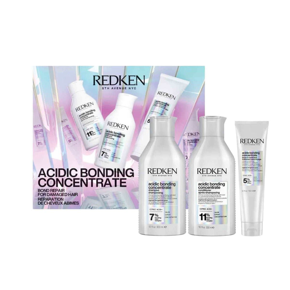 Redken Acidic Bonding Concentrate Holiday Set για Ταλαιπωρημένα Μαλλιά 1