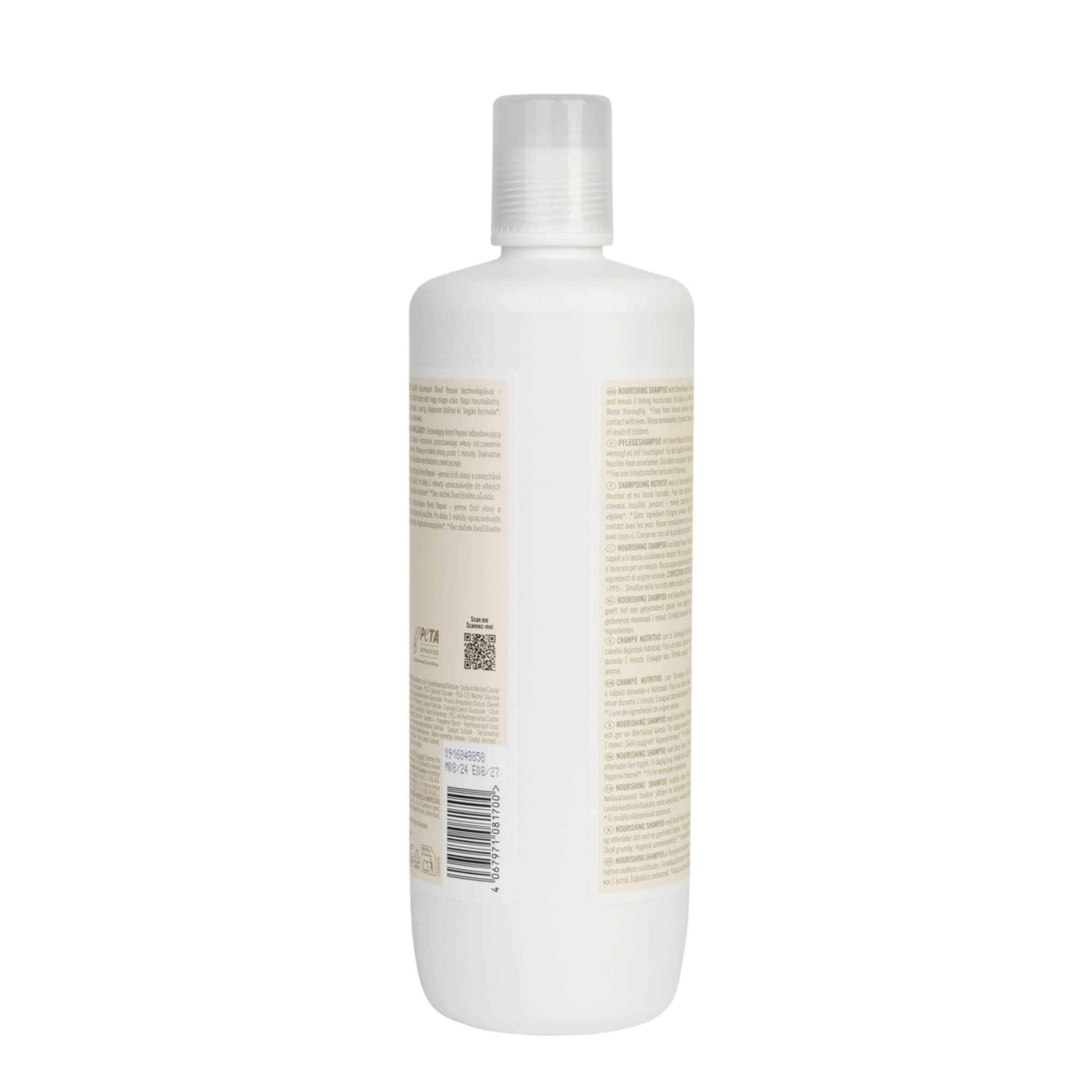 Schwarzkopf BlondMe Bond Repair Nourishing Shampoo Αναδομητικό Σαμπουάν για Ξανθά Μαλλιά 1000ml 2