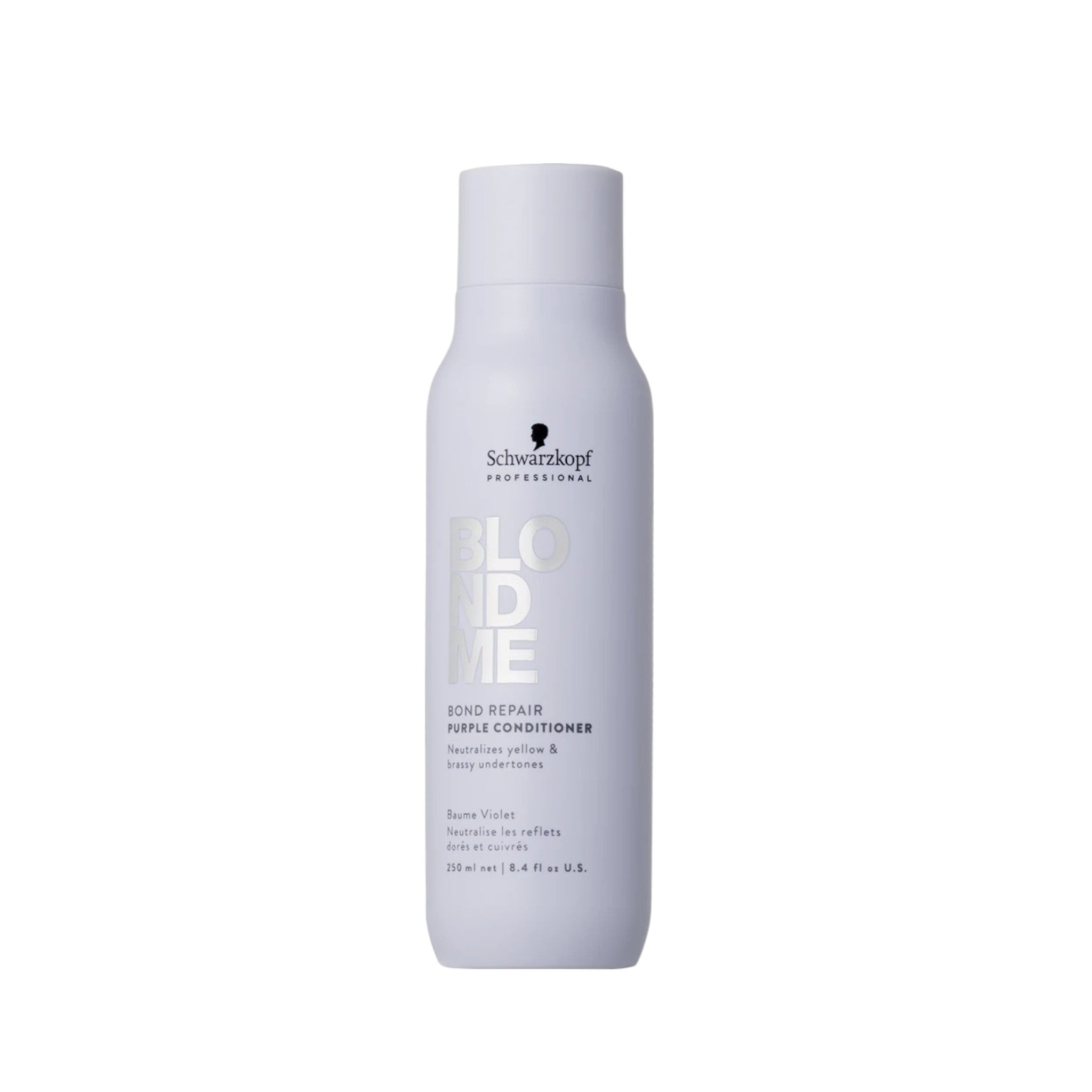 Schwarzkopf Professional Blondme Bond Repair Purple Conditioner Με Μωβ Χρωστική Για Βαμμένα Ξανθά Μαλλιά 250ml 1