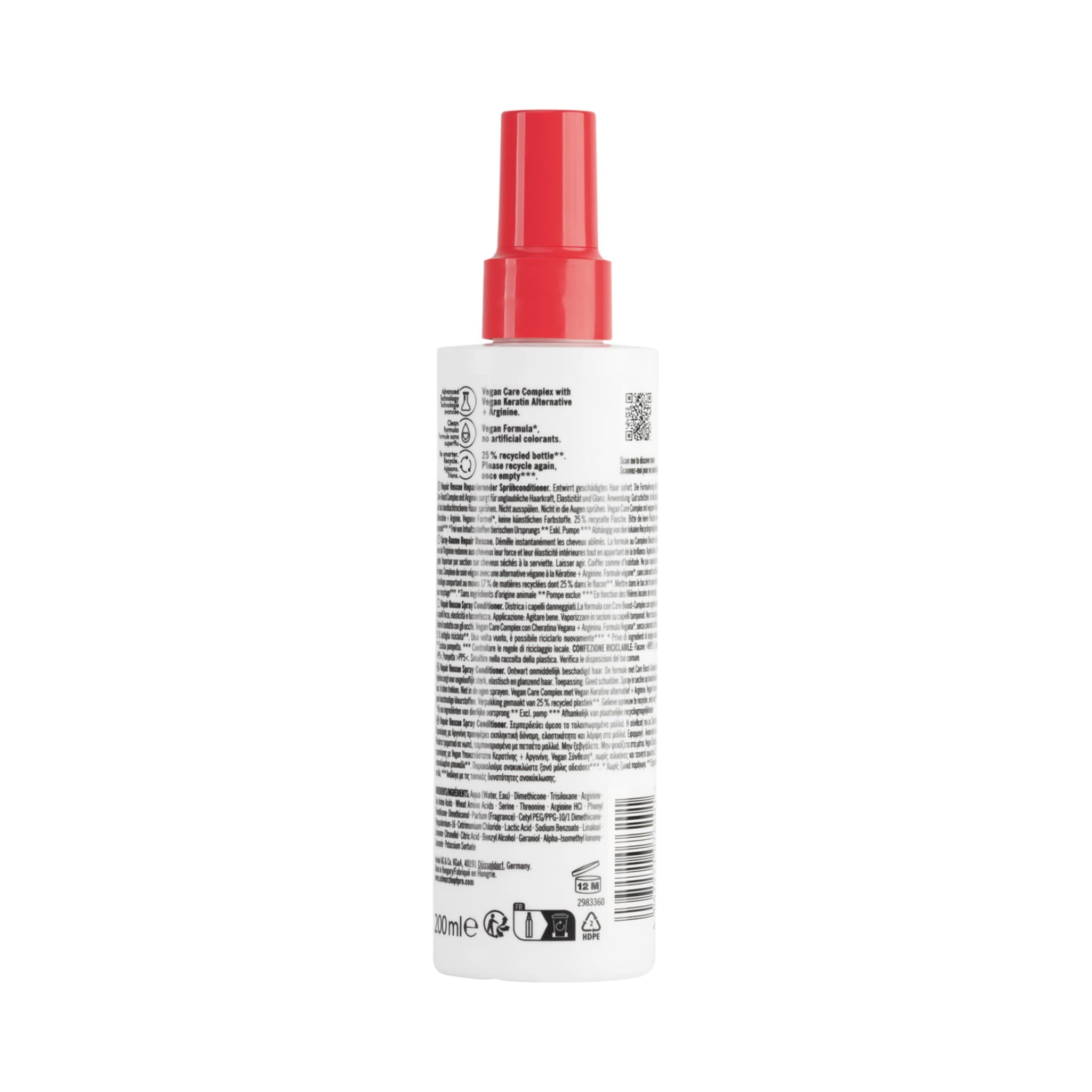 Schwarzkopf Professional BC Bonacure Repair Rescue Spray Conditioner 200ml 2