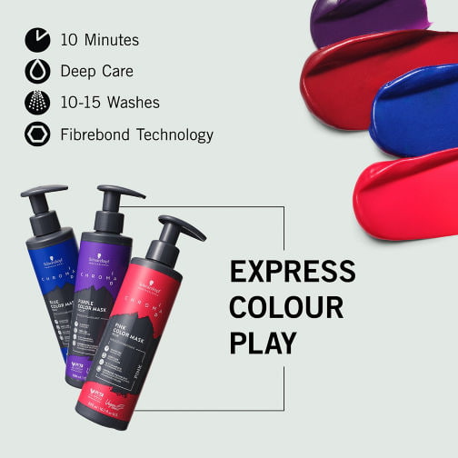 Schwarzkopf Professional Chroma ID Bonding Color Mask 7-77 Ξανθό Μεσαίο Έντονο Χάλκινο 300ml 3
