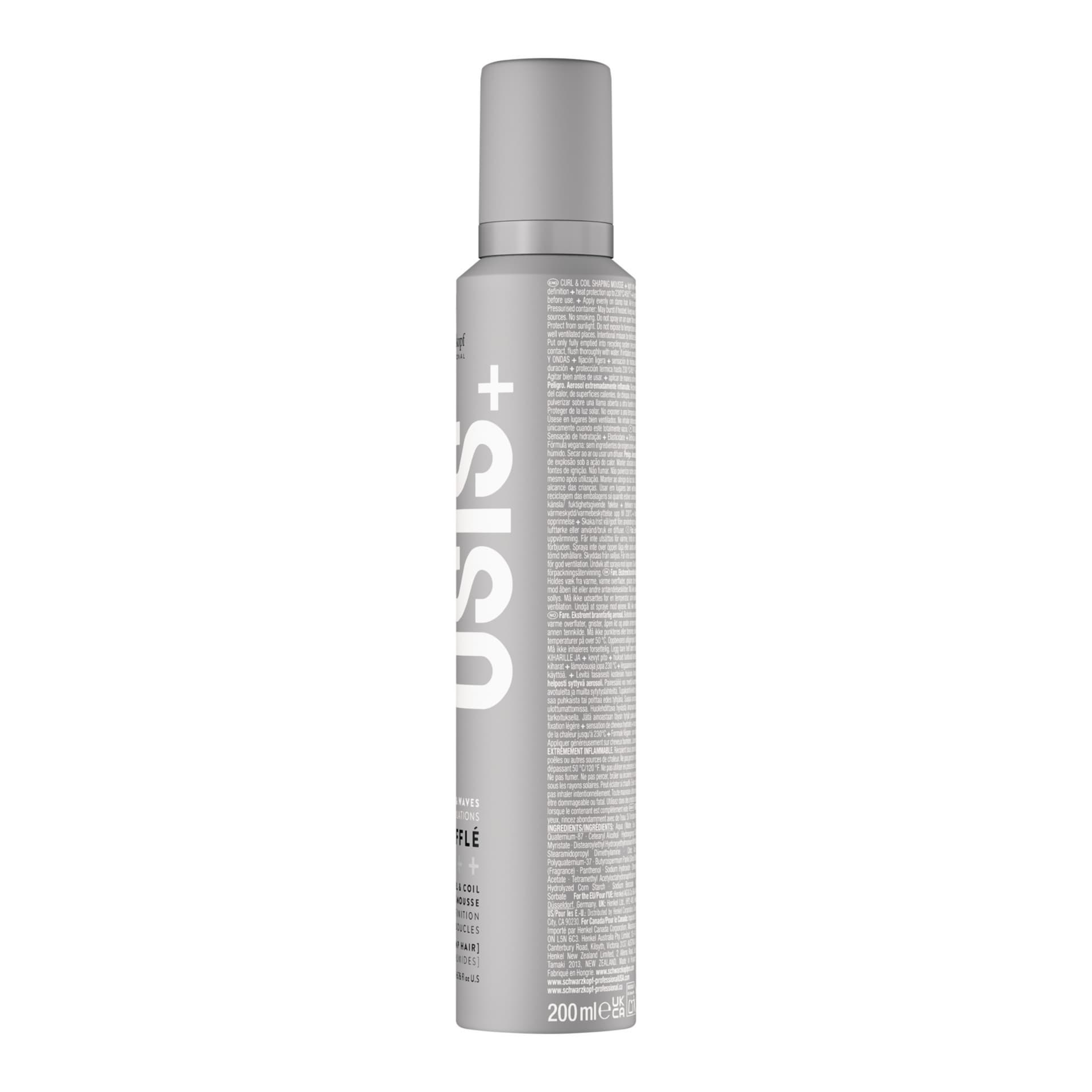 Schwarzkopf Professional Osis+ Curl Souffle Αφρός Περιποίησης για Μπούκλες 200ml 4