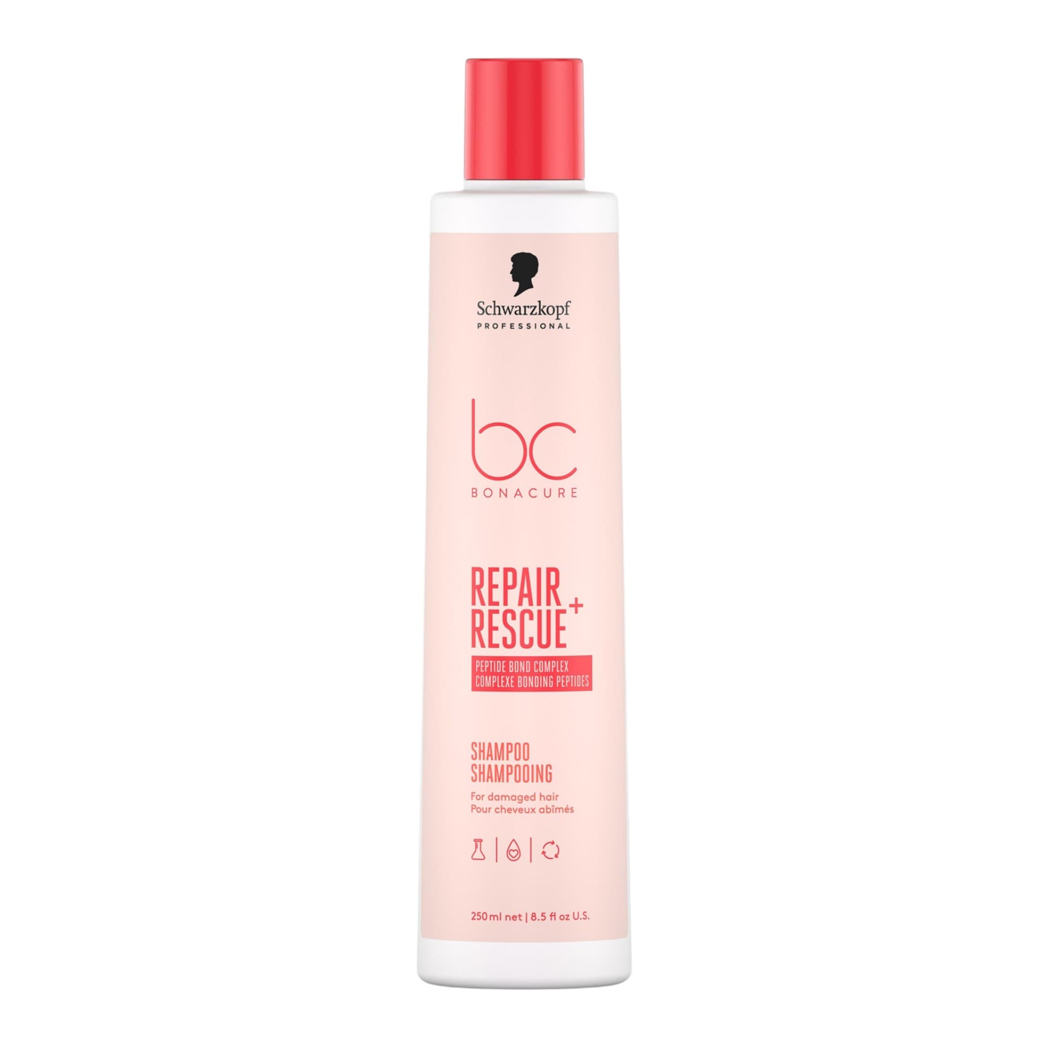 Schwarzkopf Professional BC Bonacure Repair Rescue+ Shampoo Σαμπουάν Επανόρθωσης για Ταλαιπωρημένα Μαλλιά 250ml 1