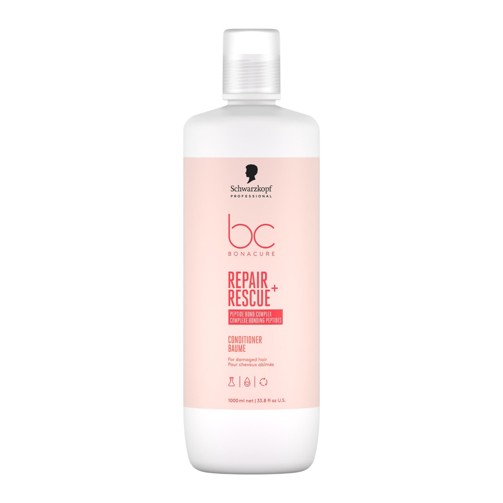 Schwarzkopf Professional BC Bonacure Repair Rescue+ Conditioner Μαλακτική Κρέμα για Ταλαιπωρημένα Μαλλιά 1000ml 1