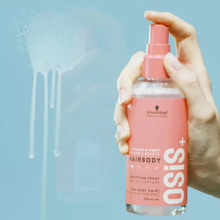 Schwarzkopf Professional OSiS+ Hairbody Σπρέι Ενίσχυσης Όγκου για Λεπτά Μαλλιά 200ml 3