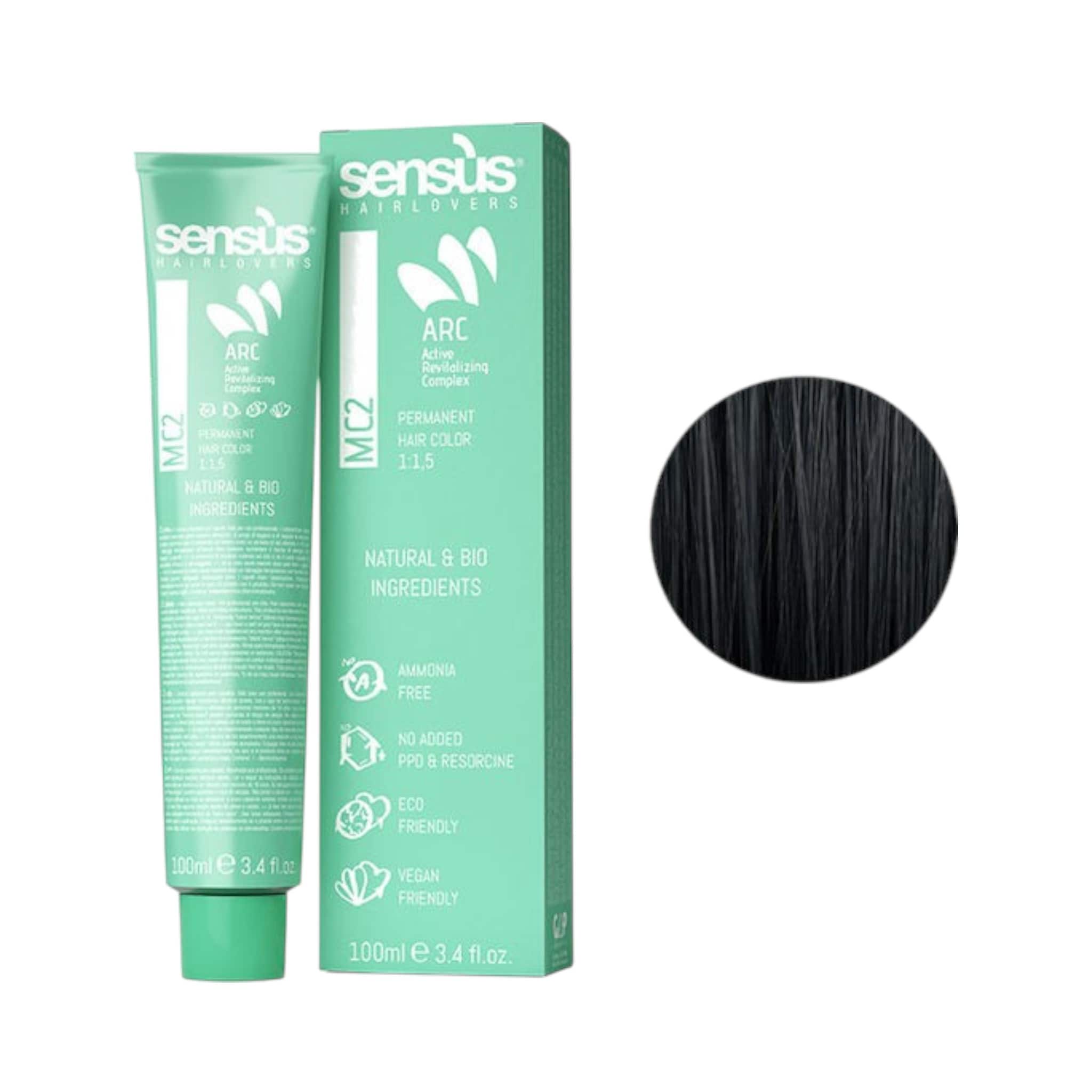 Sensus Mc2 Permanent Hair Color Βαφή Χωρίς Αμμωνία 100ml