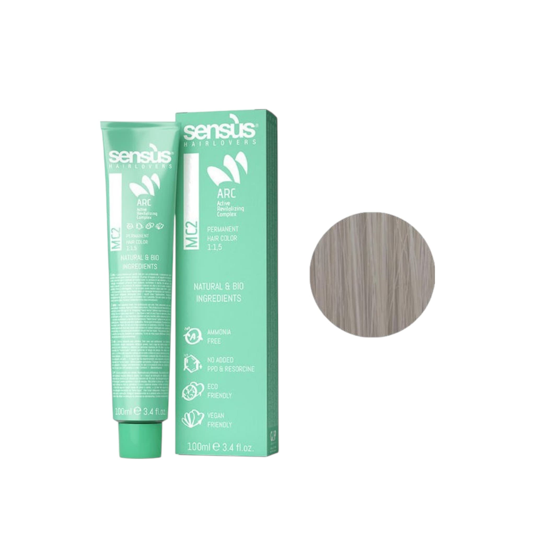 Sensus Mc2 Permanent Hair Color Βαφή Χωρίς Αμμωνία 100ml