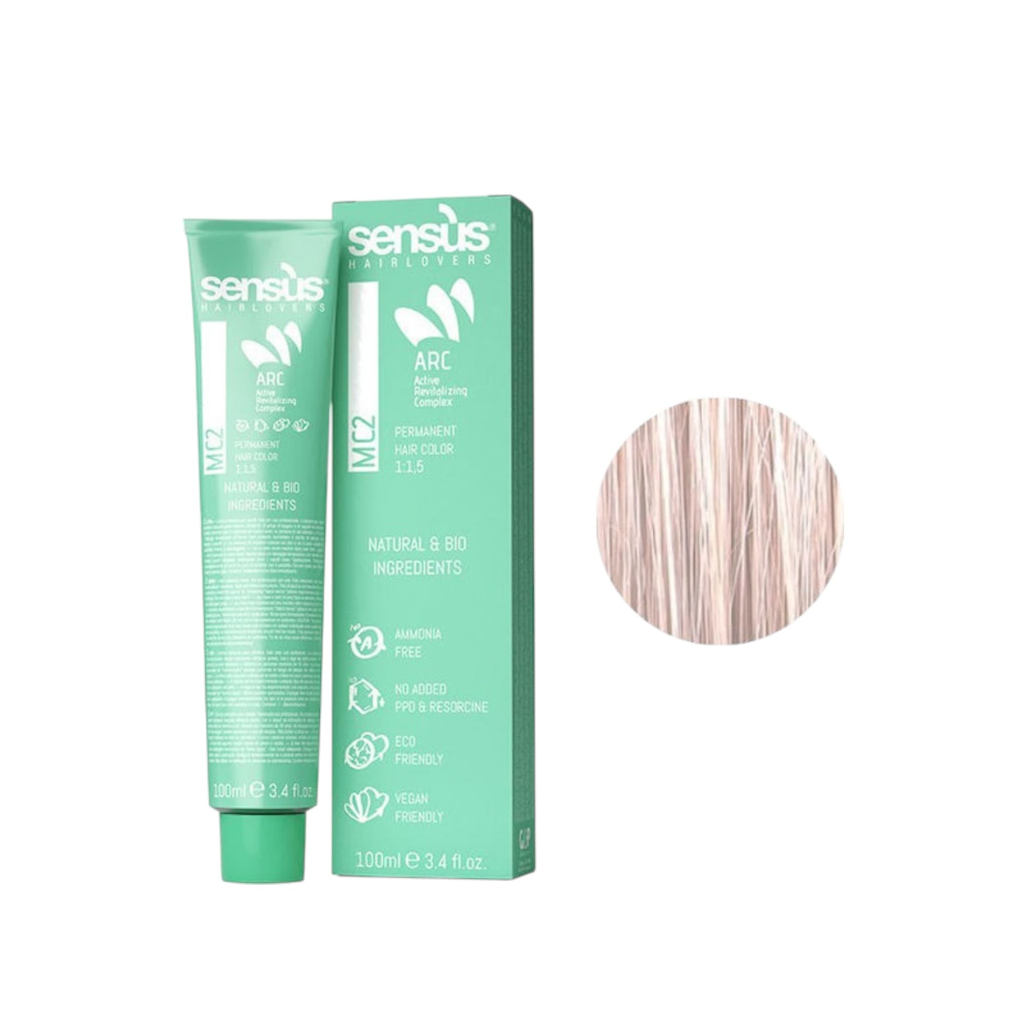 Sensus Mc2 Permanent Hair Color Βαφή Χωρίς Αμμωνία 100ml