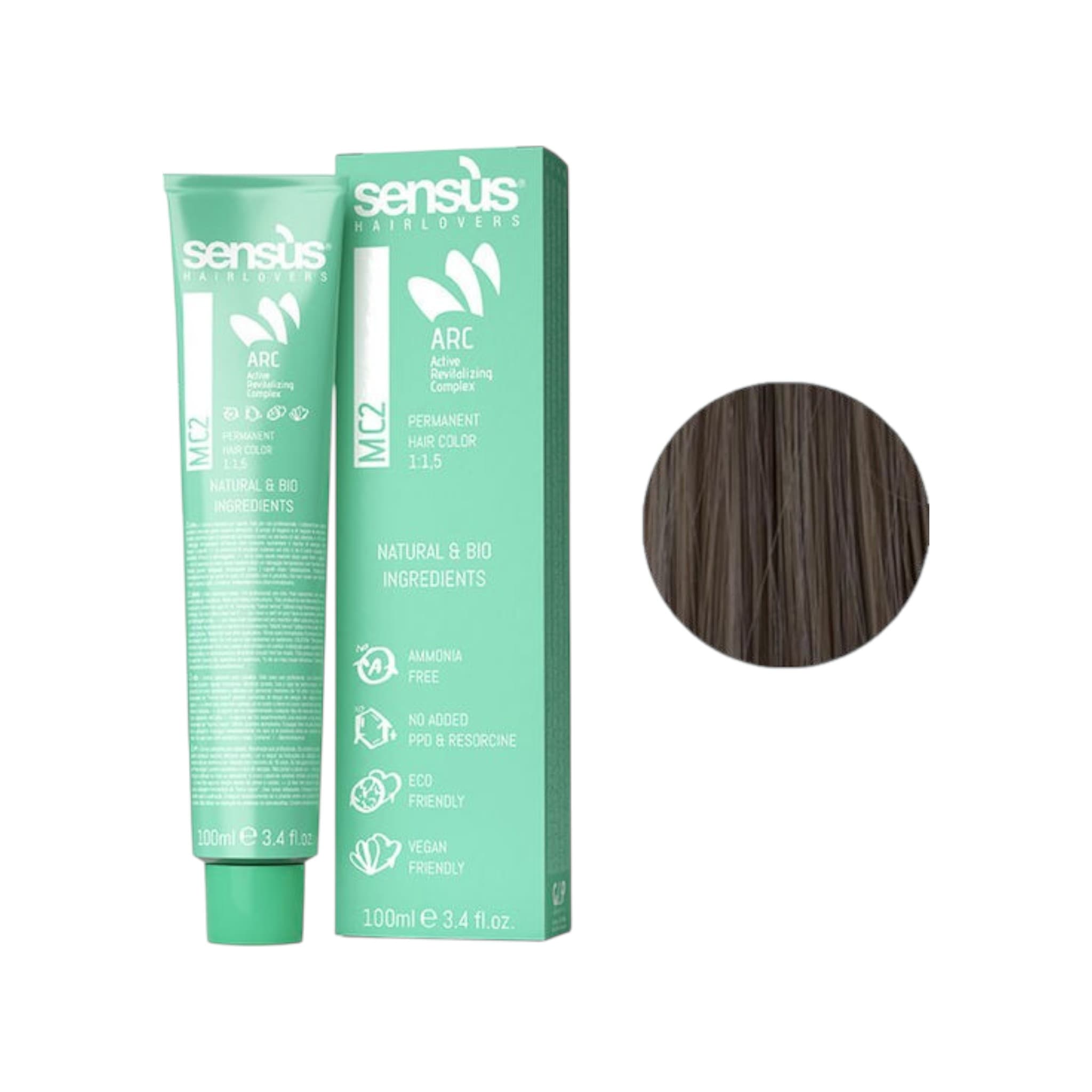 Sensus Mc2 Permanent Hair Color Βαφή Χωρίς Αμμωνία 100ml
