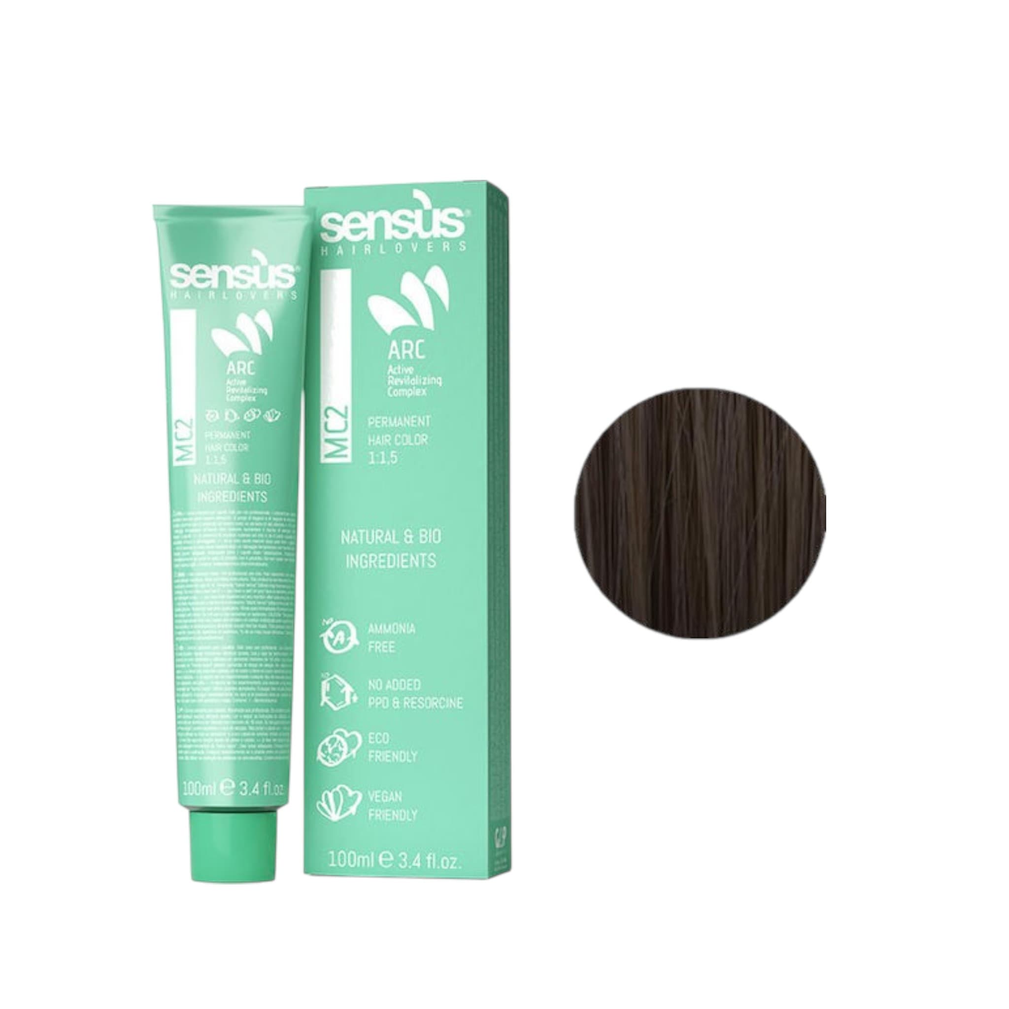 Sensus Mc2 Permanent Hair Color Βαφή Χωρίς Αμμωνία 100ml