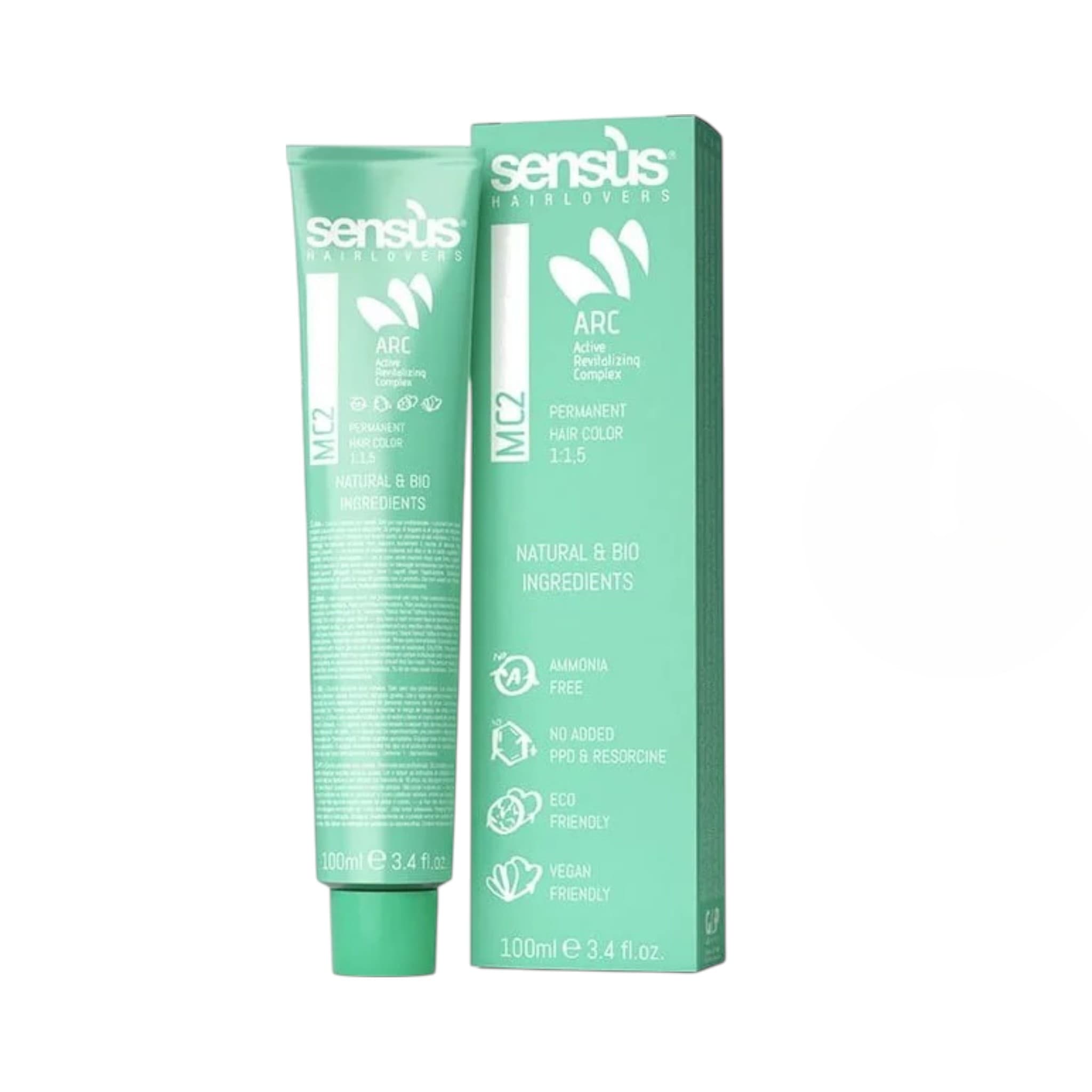 Sensus Mc2 Permanent Hair Color Βαφή Χωρίς Αμμωνία 100ml
