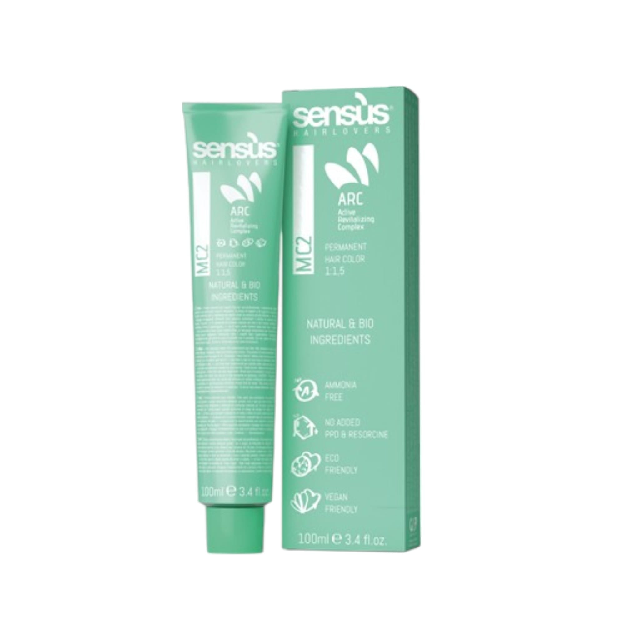 Sensus Mc2 Permanent Hair Color Βαφή Χωρίς Αμμωνία 100ml