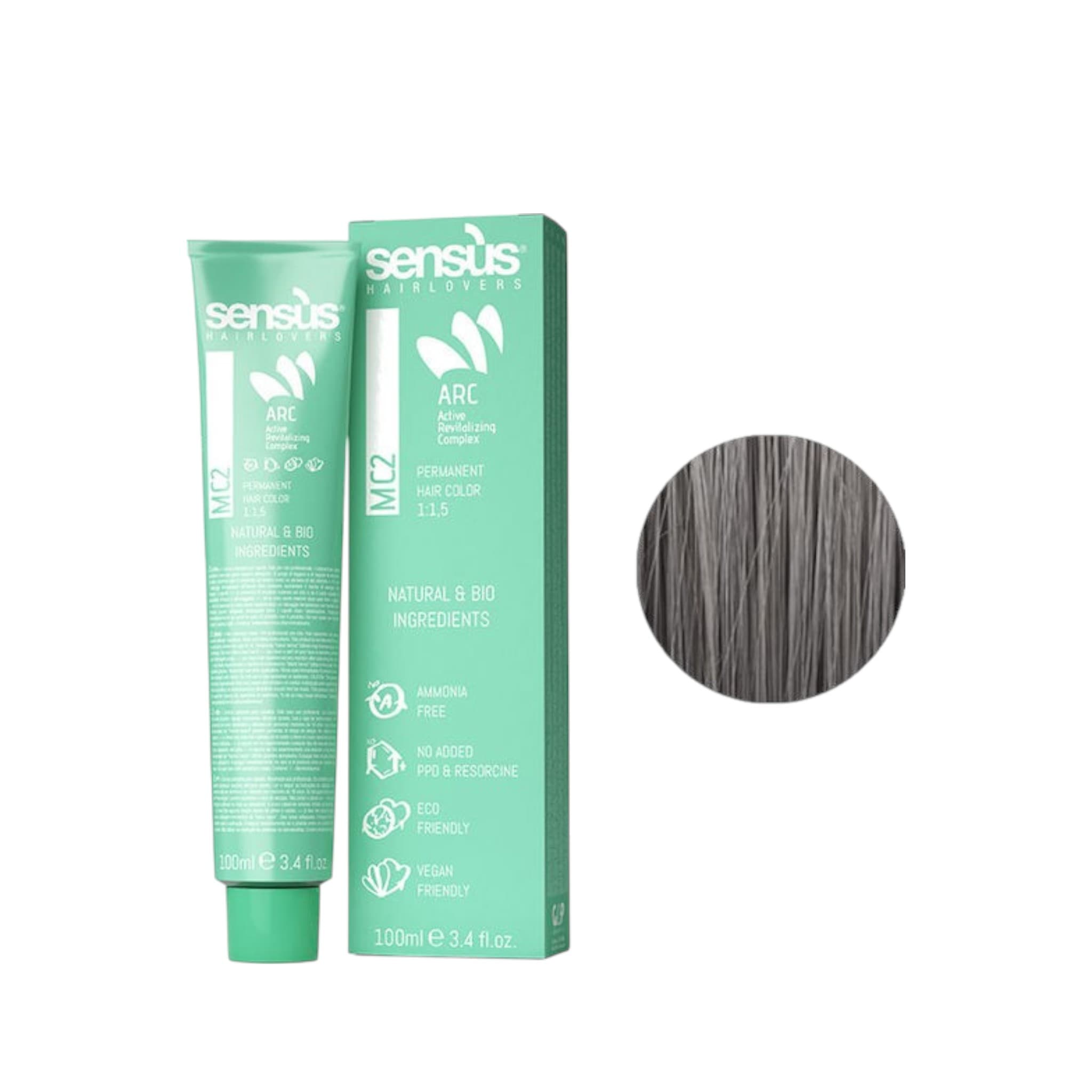 Sensus Mc2 Permanent Hair Color Βαφή Χωρίς Αμμωνία 100ml