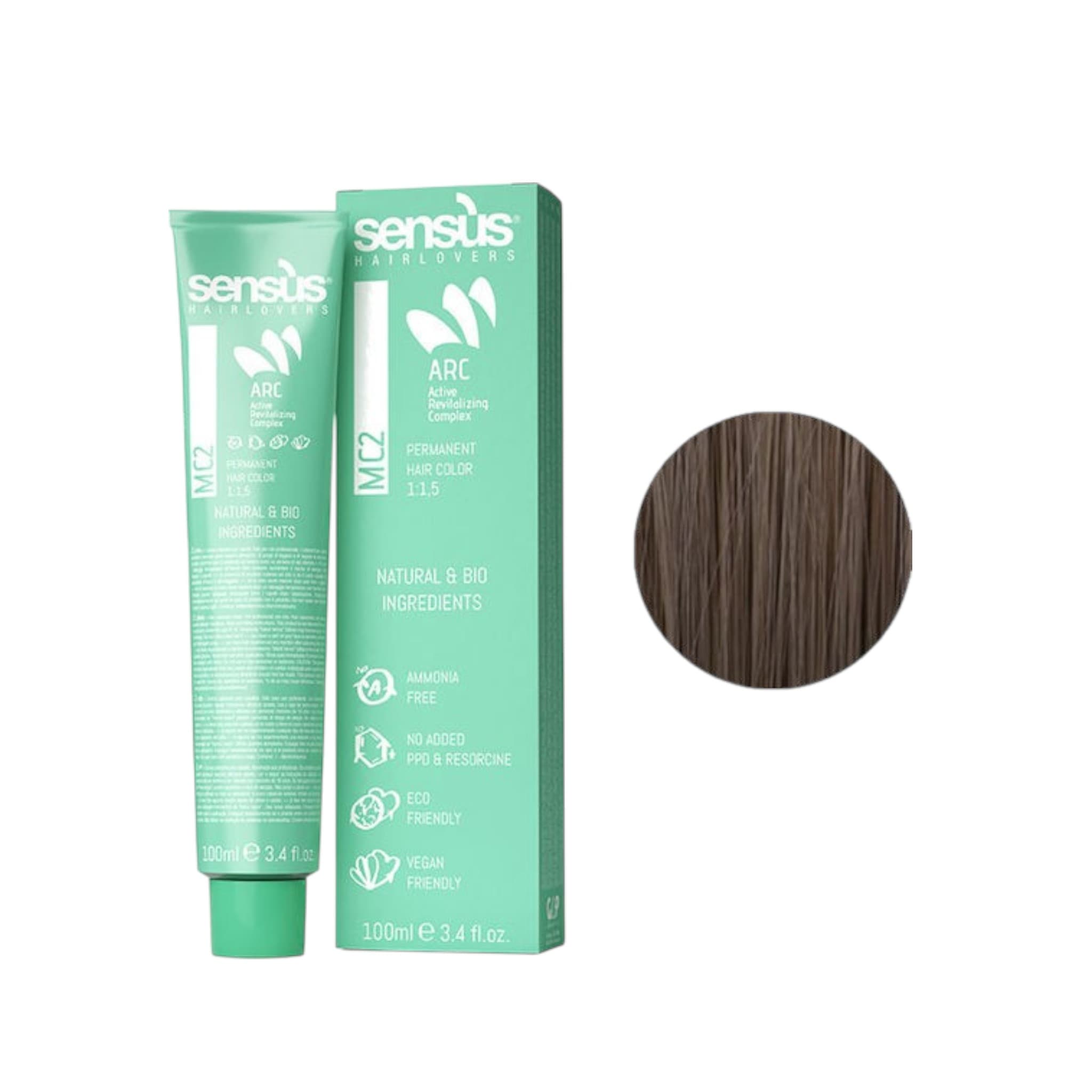 Sensus Mc2 Permanent Hair Color Βαφή Χωρίς Αμμωνία 100ml