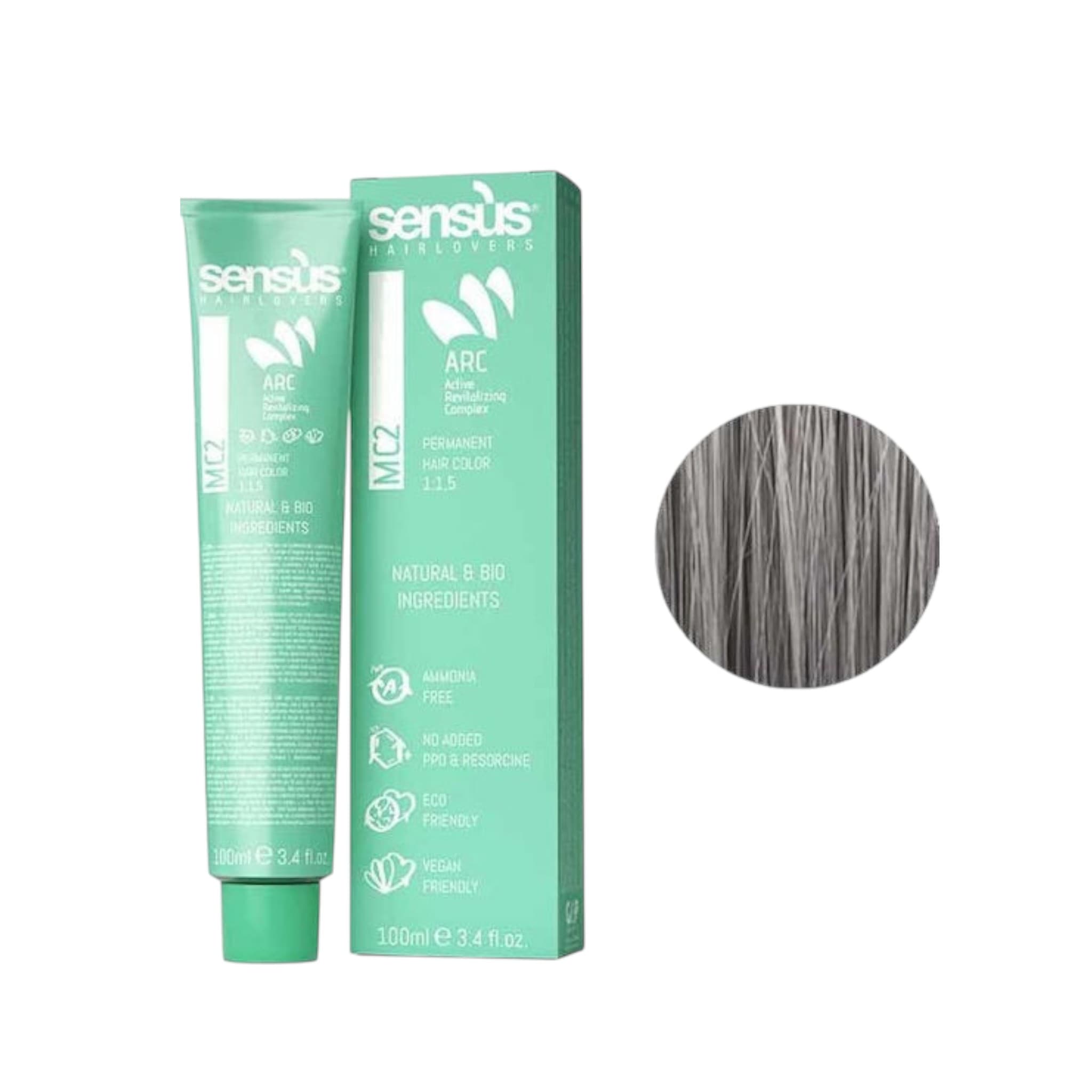 Sensus Mc2 Permanent Hair Color Βαφή Χωρίς Αμμωνία 100ml