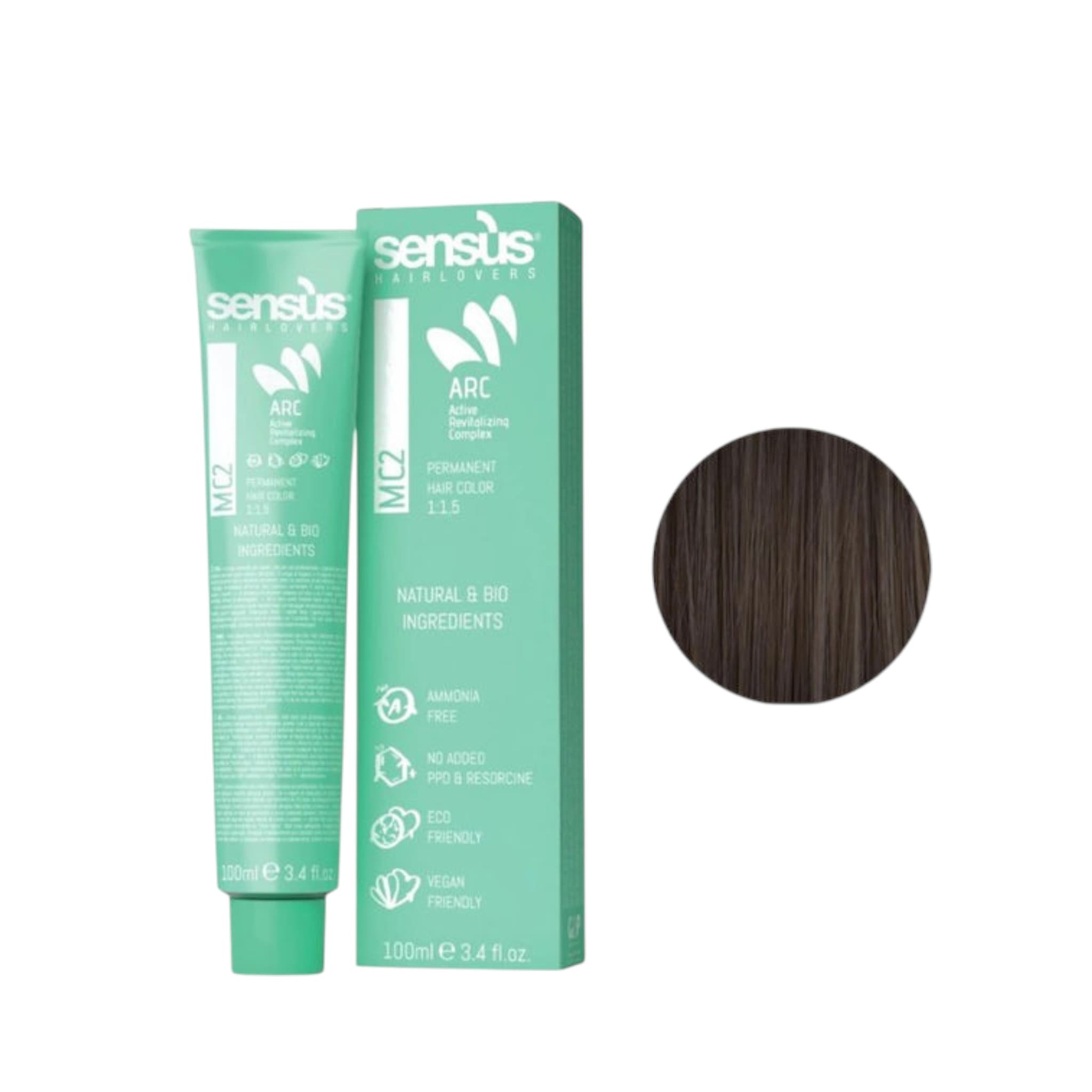 Sensus Mc2 Permanent Hair Color Βαφή Χωρίς Αμμωνία 100ml