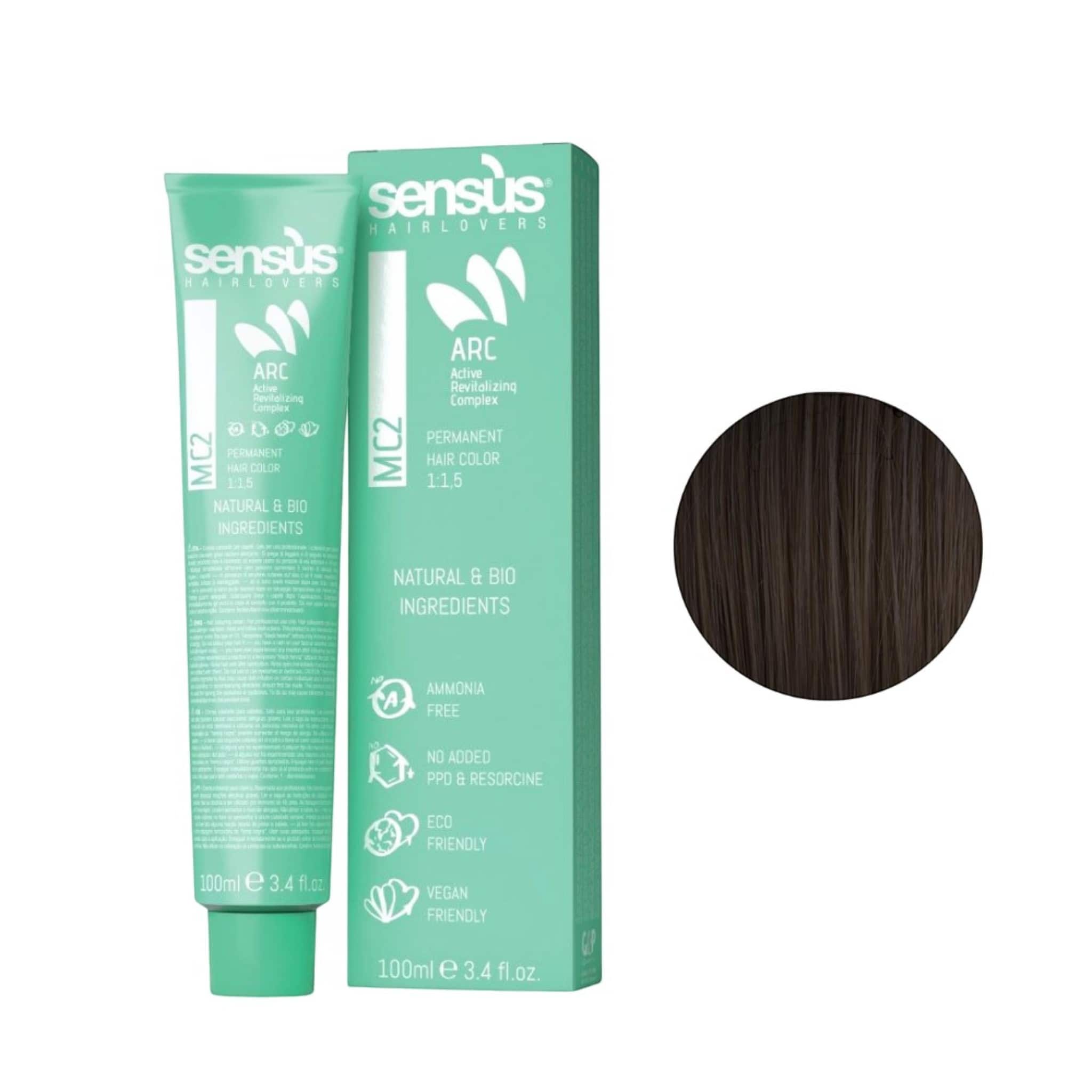 Sensus Mc2 Permanent Hair Color Βαφή Χωρίς Αμμωνία 100ml
