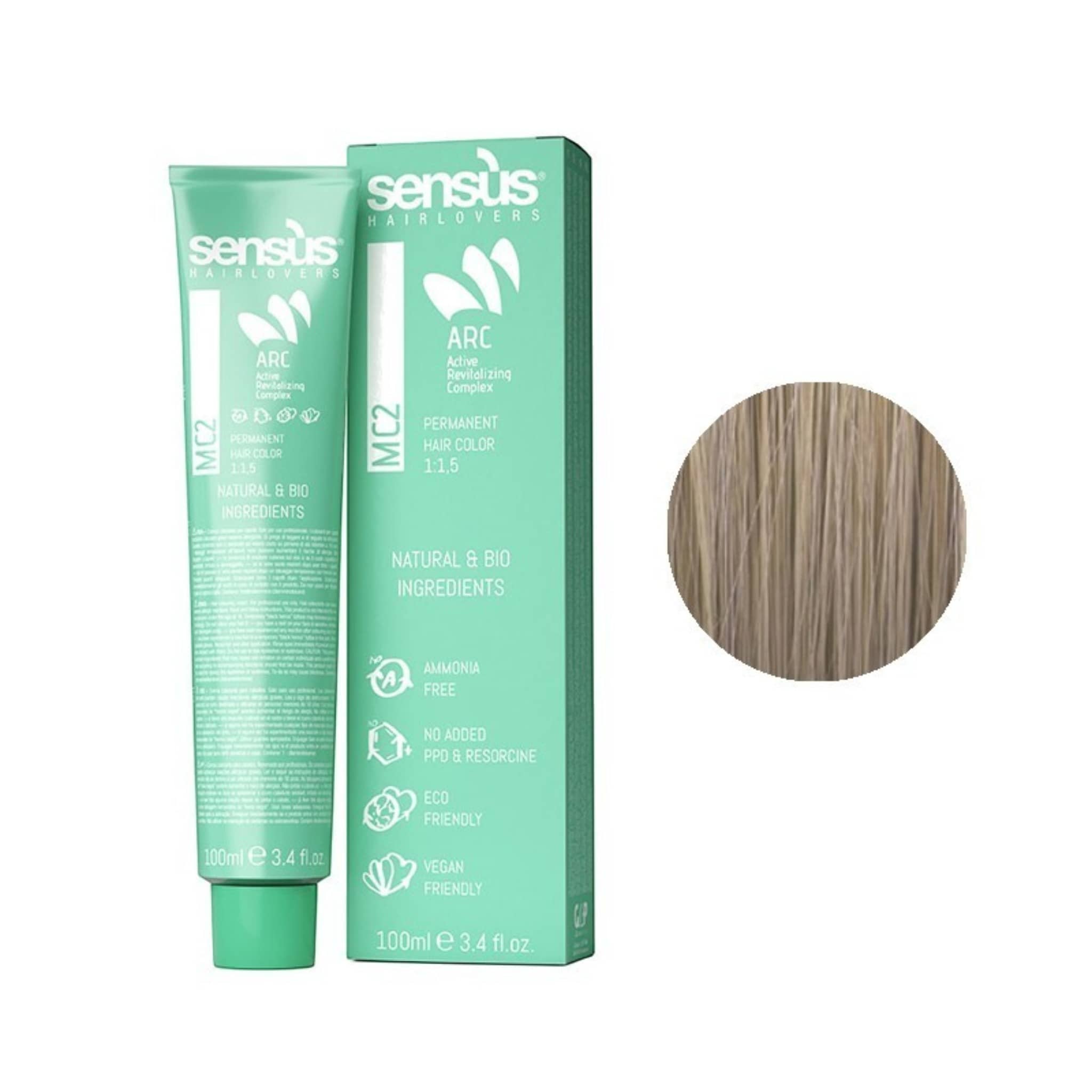 Sensus Mc2 Permanent Hair Color Βαφή Χωρίς Αμμωνία 100ml